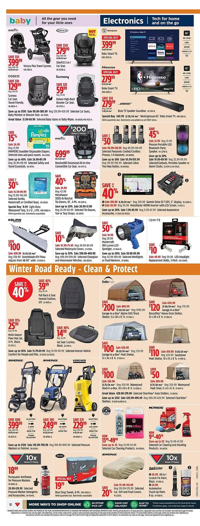 Canadian Tire flyer from October 9 to October 15 2025 - flyer page 12