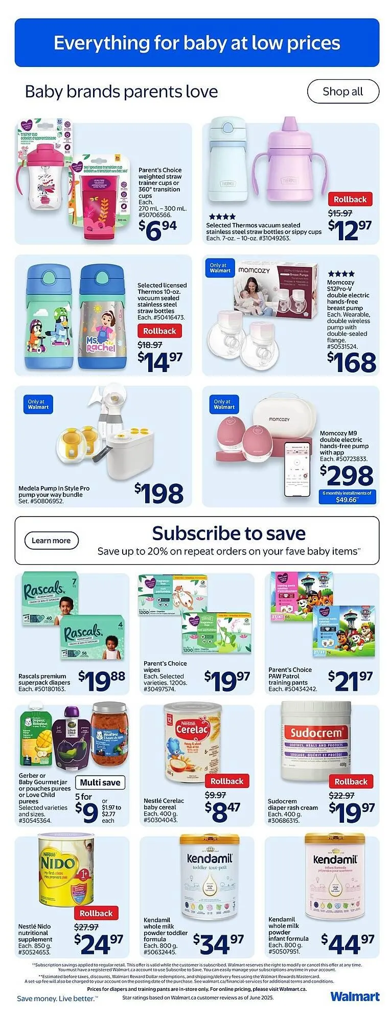 Walmart flyer from August 22 to August 28 2025 - flyer page 7
