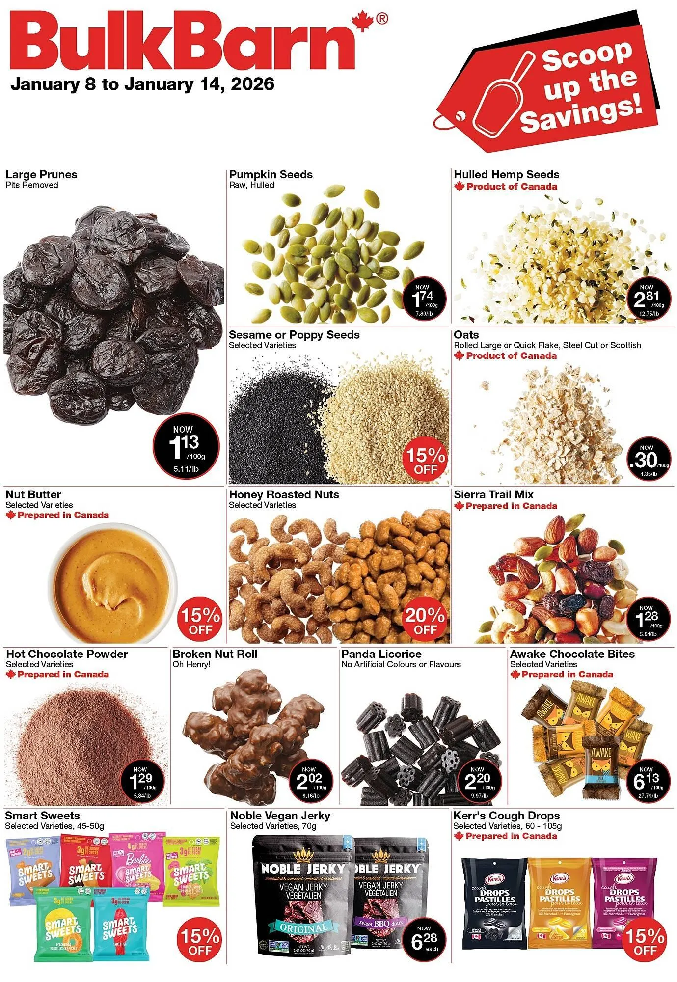 Bulk Barn flyer from January 8 to January 14 2026 - flyer page 1