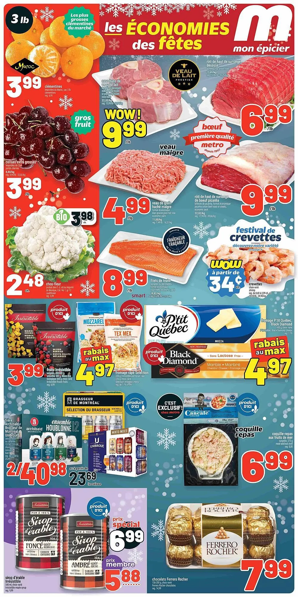 Metro flyer from December 25 to December 31 2025 - flyer page 1