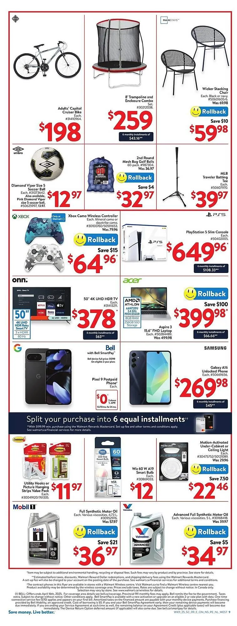 Walmart flyer from April 10 to April 16 2025 - flyer page 16