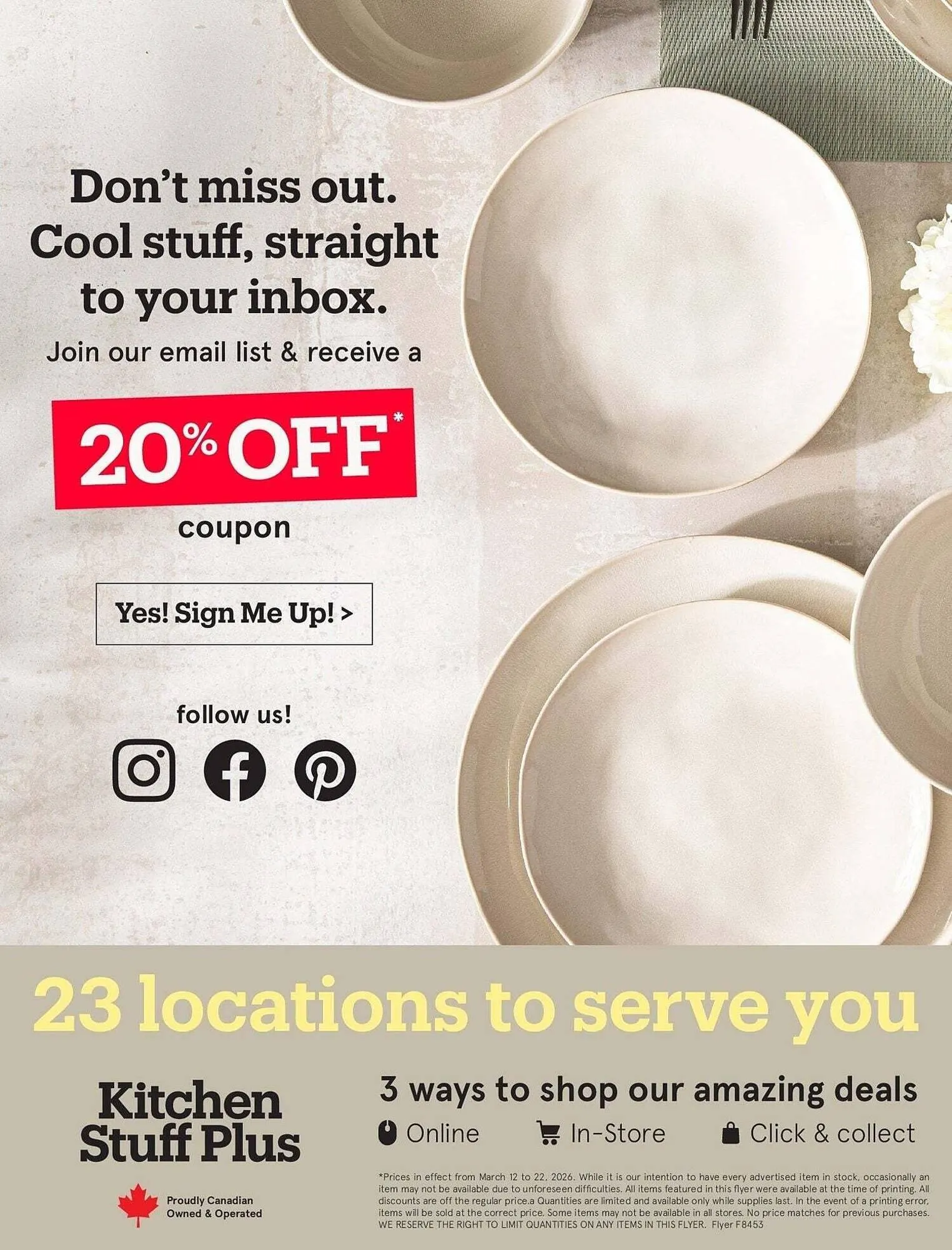 Kitchen Stuff Plus flyer from March 13 to March 20 2026 - flyer page 16