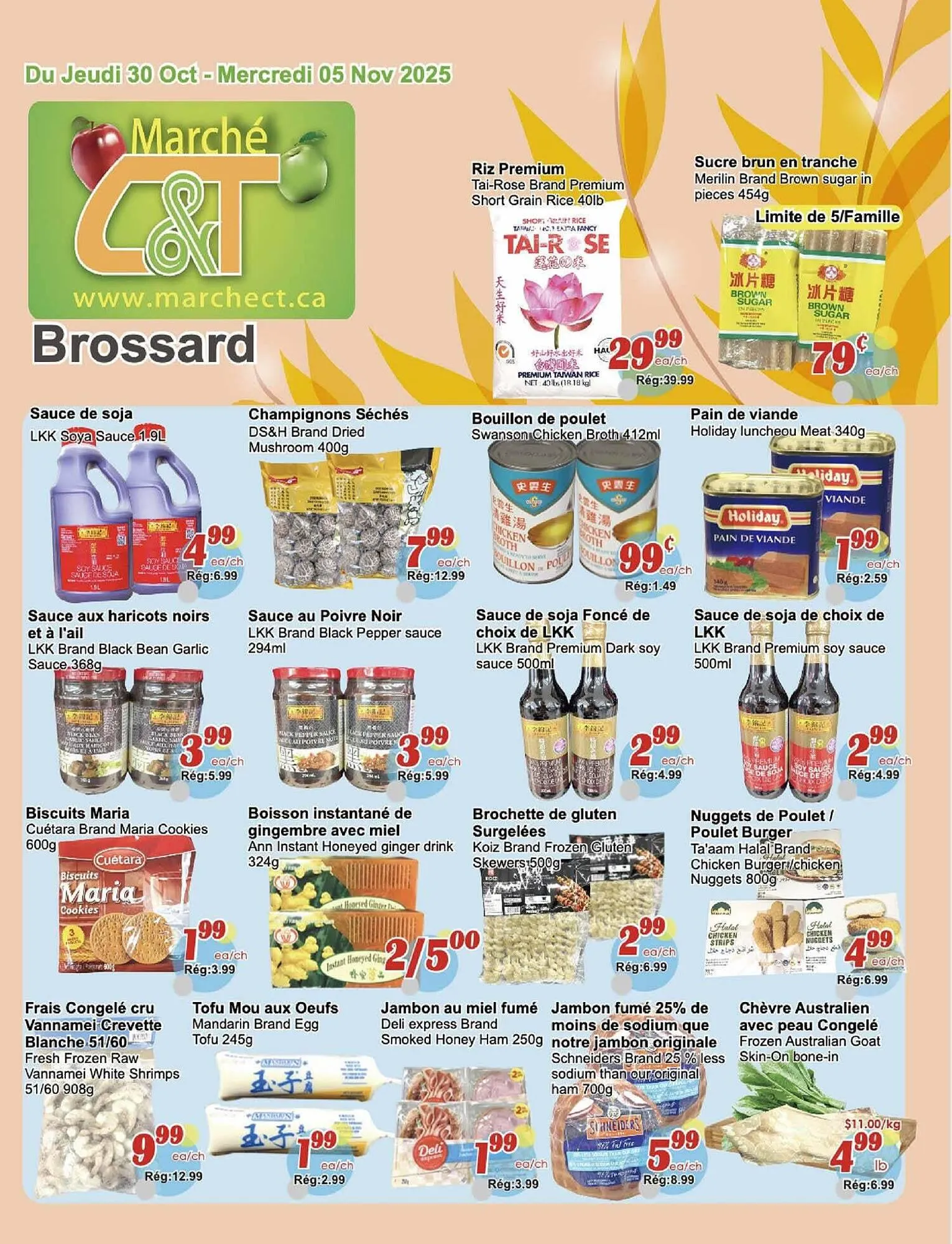 Marche C&T flyer from October 30 to November 6 2025 - flyer page 1