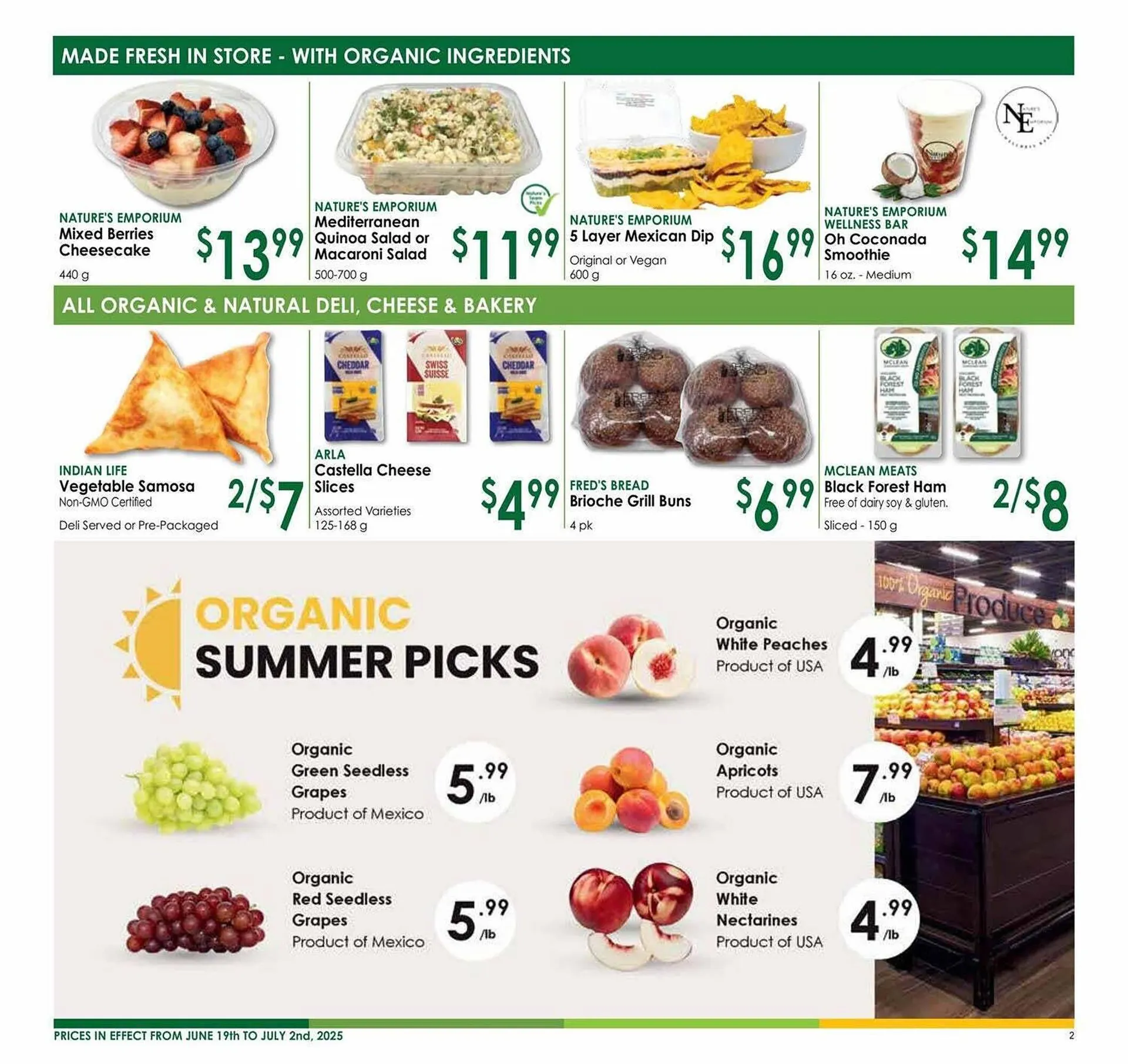 Nature's Emporium flyer from June 20 to June 27 2025 - flyer page 2