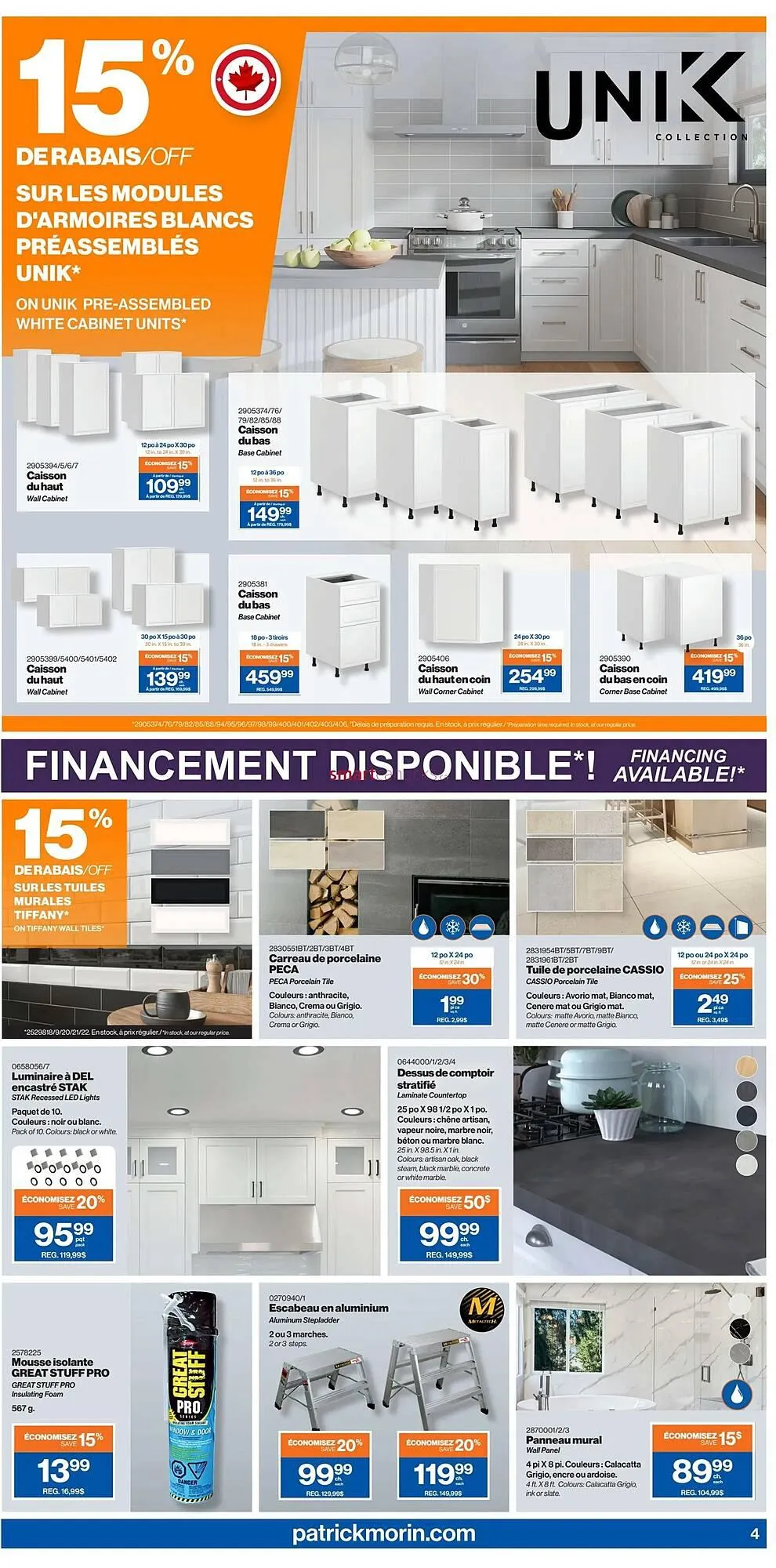 Patrick Morin flyer from October 16 to October 22 2025 - flyer page 4