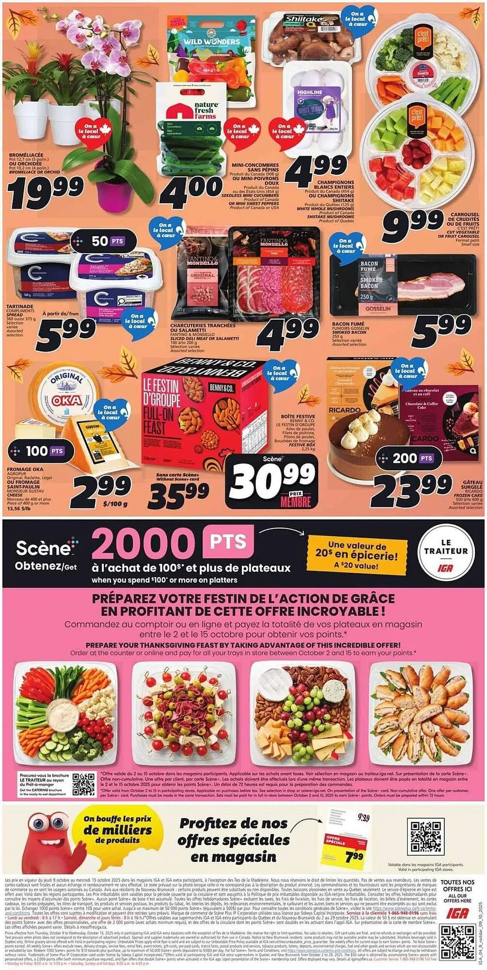 IGA flyer from October 9 to October 15 2025 - flyer page 4