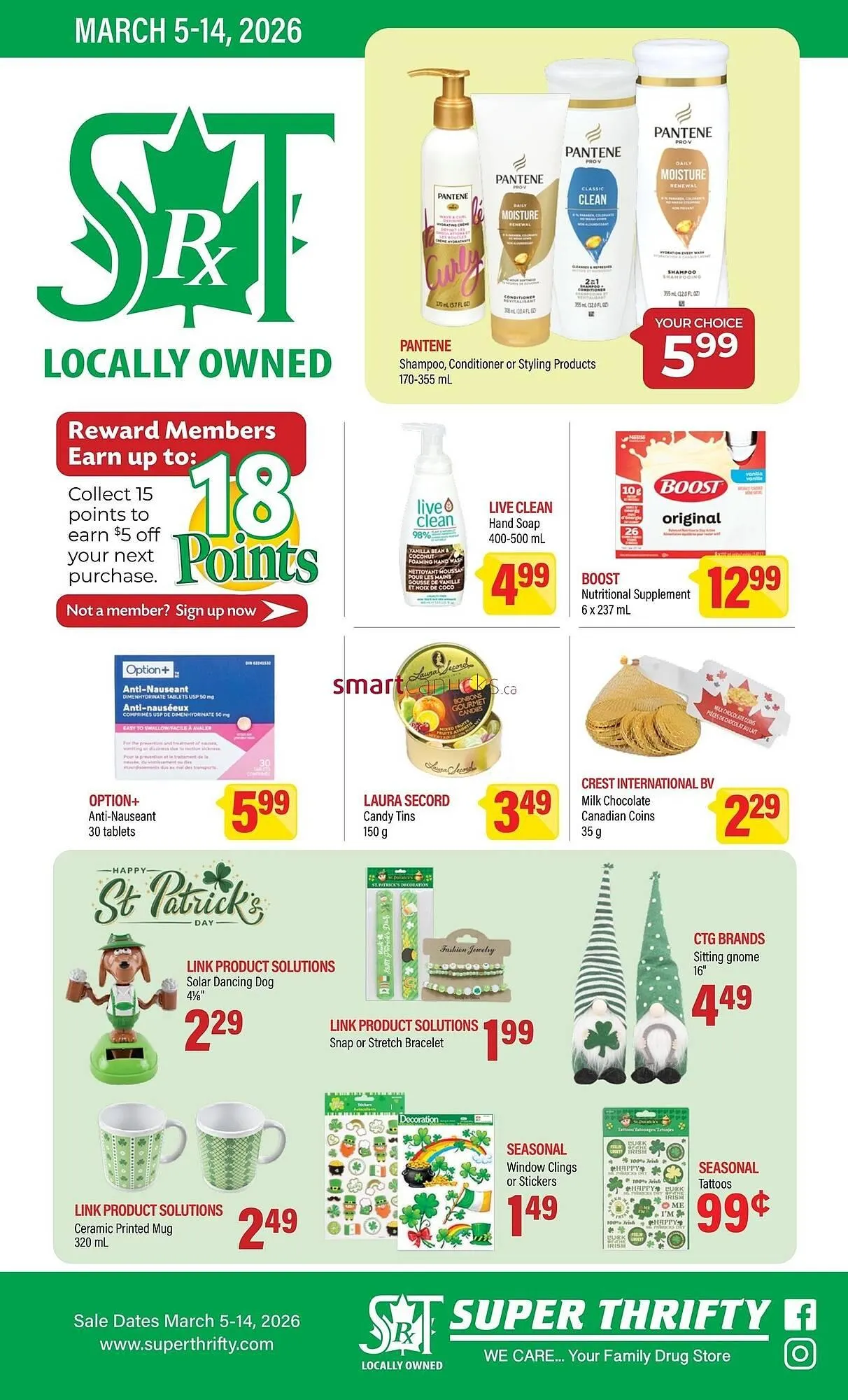 Super Thrifty flyer from March 5 to March 14 2026 - flyer page 1