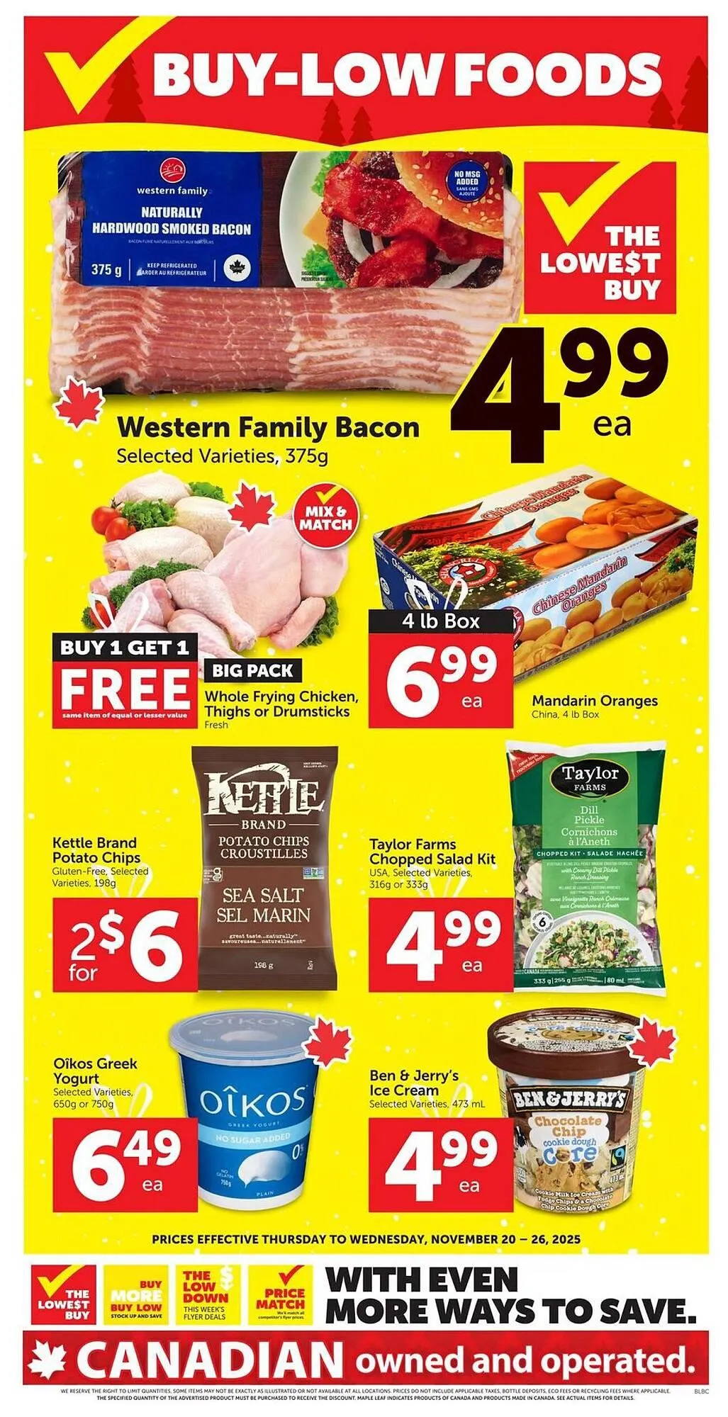 Buy-Low Foods flyer from November 20 to November 26 2025 - flyer page 1