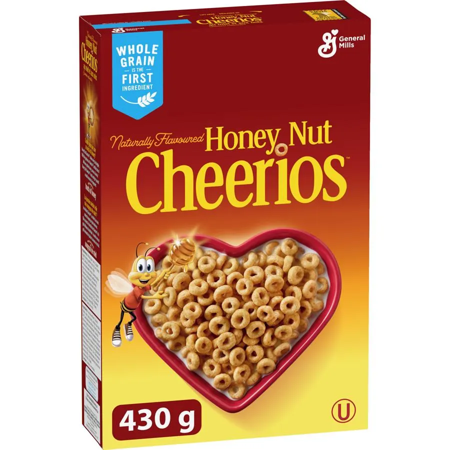Honey Nut Cheerios Breakfast Cereal, Whole Grains
