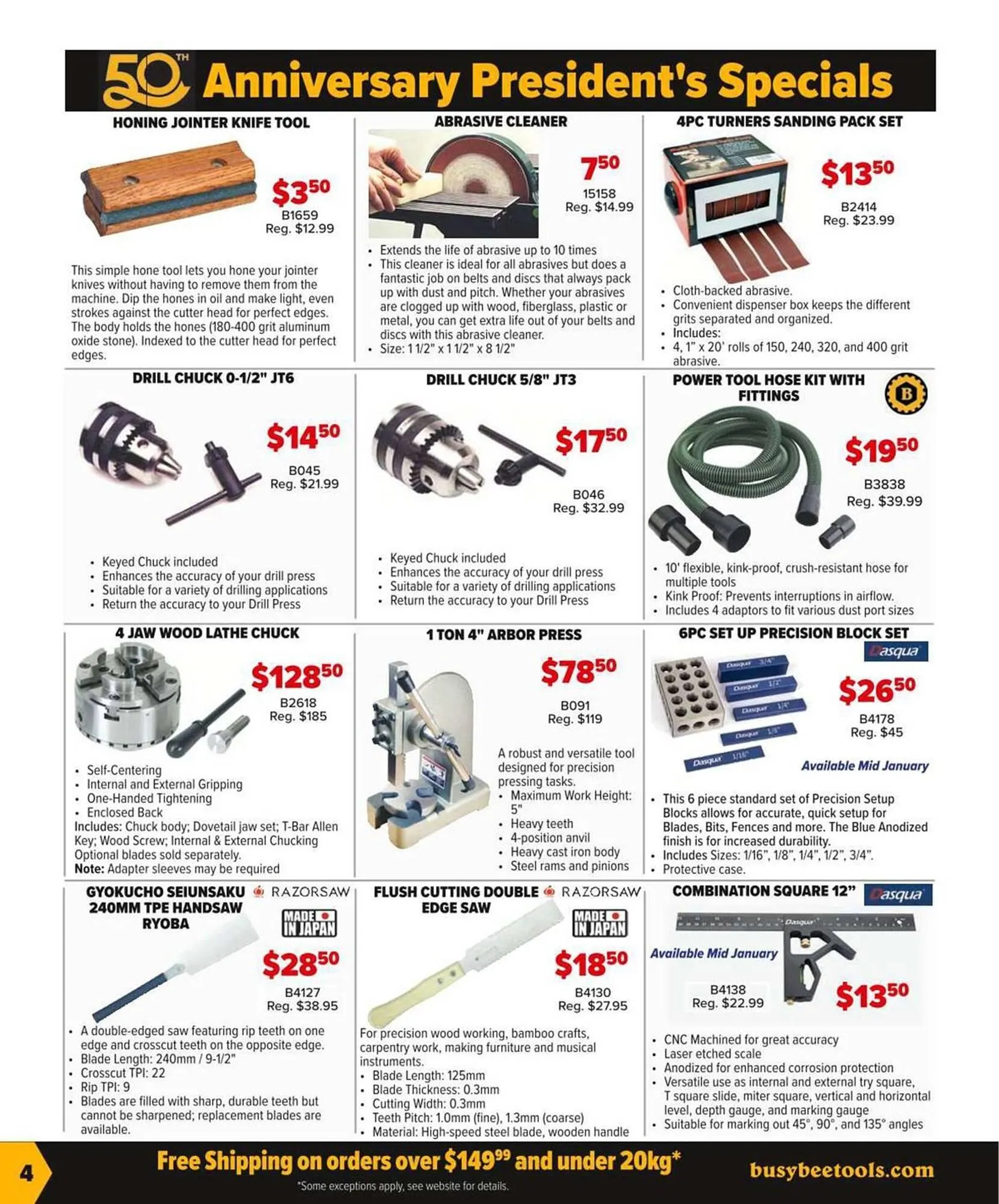 Busy Bee Tools flyer from January 19 to March 28 2026 - flyer page 4