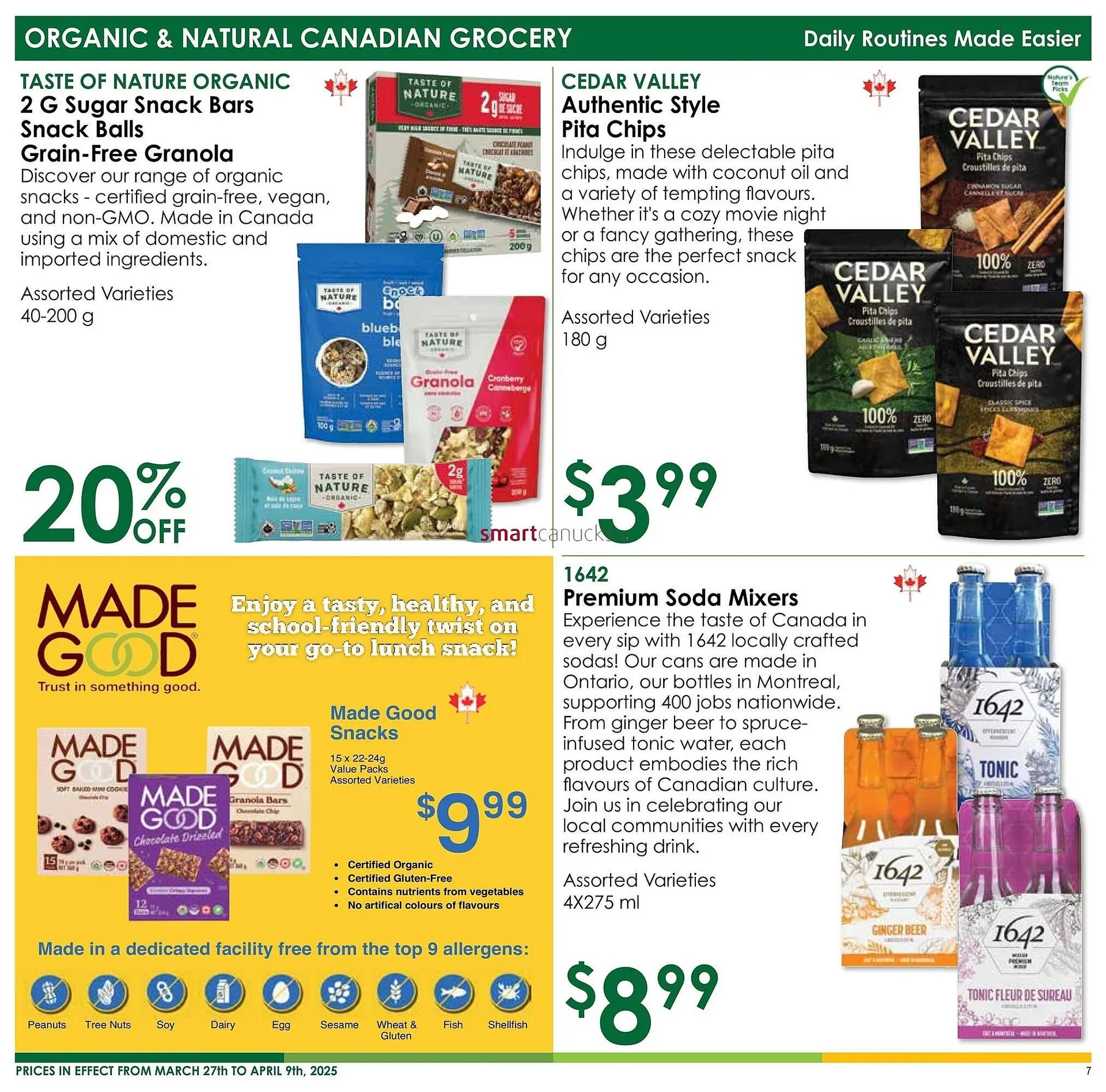 Nature's Emporium flyer from March 27 to April 2 2025 - flyer page 7