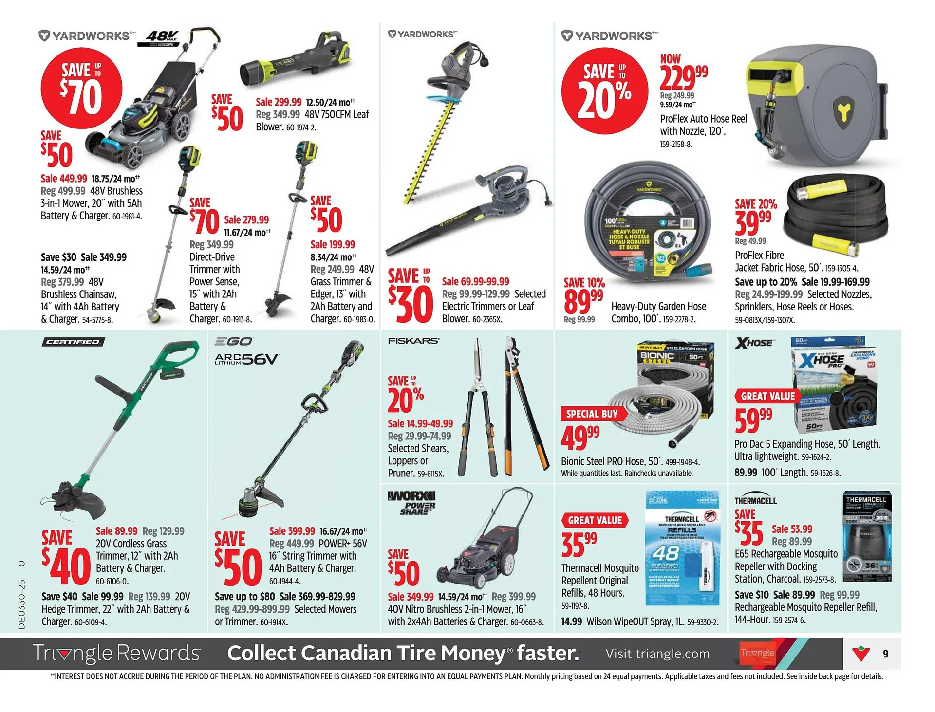 Canadian Tire flyer from July 17 to July 23 2025 - flyer page 9