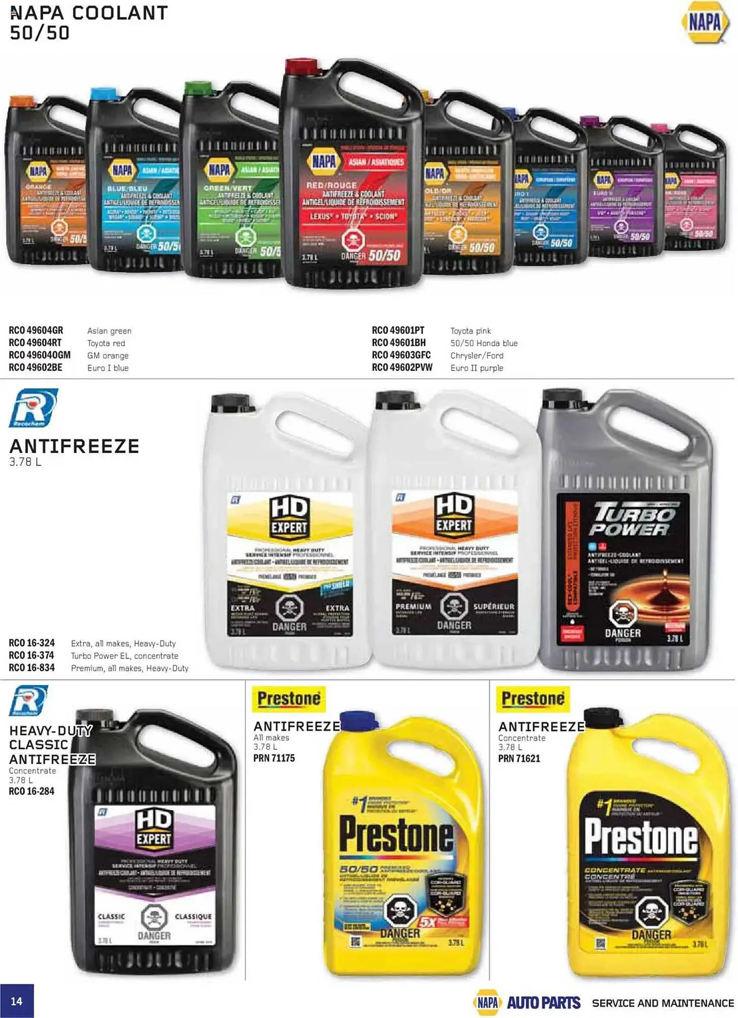 NAPA Auto Parts flyer from July 1 to August 30 2025 - flyer page 14