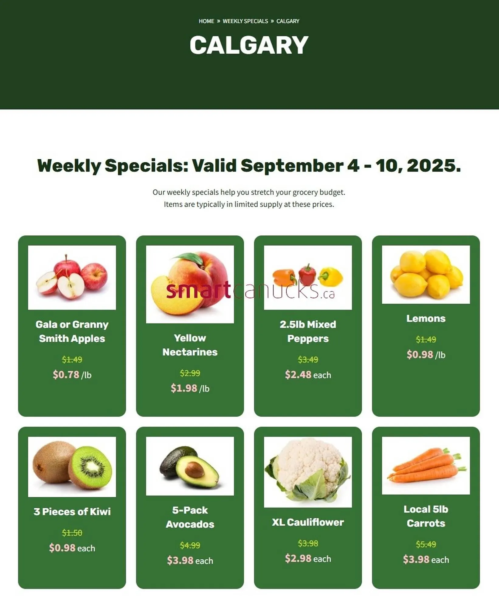 H&W Produce flyer from September 5 to September 11 2025 - flyer page 1