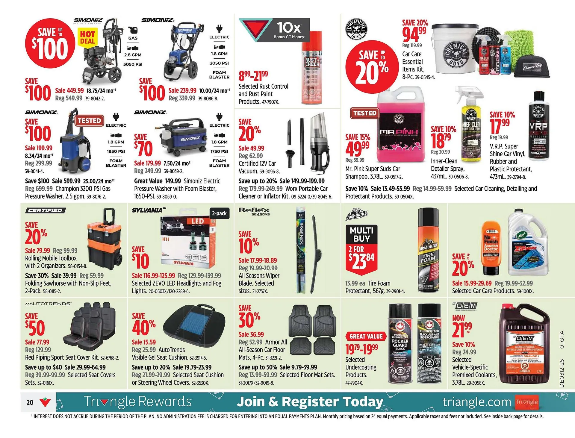 Canadian Tire flyer from March 20 to March 26 2026 - flyer page 20