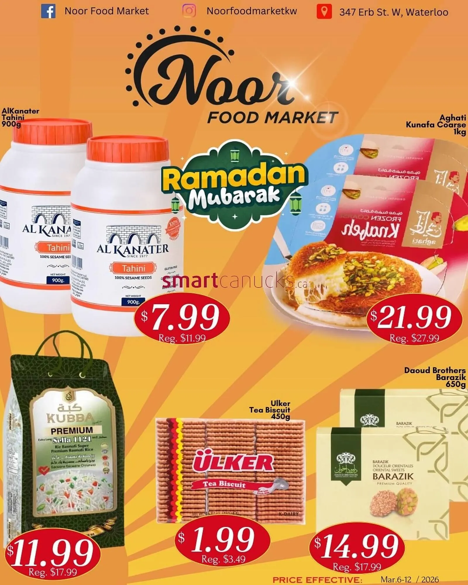 Noor Food Market flyer from March 6 to March 12 2026 - flyer page 1