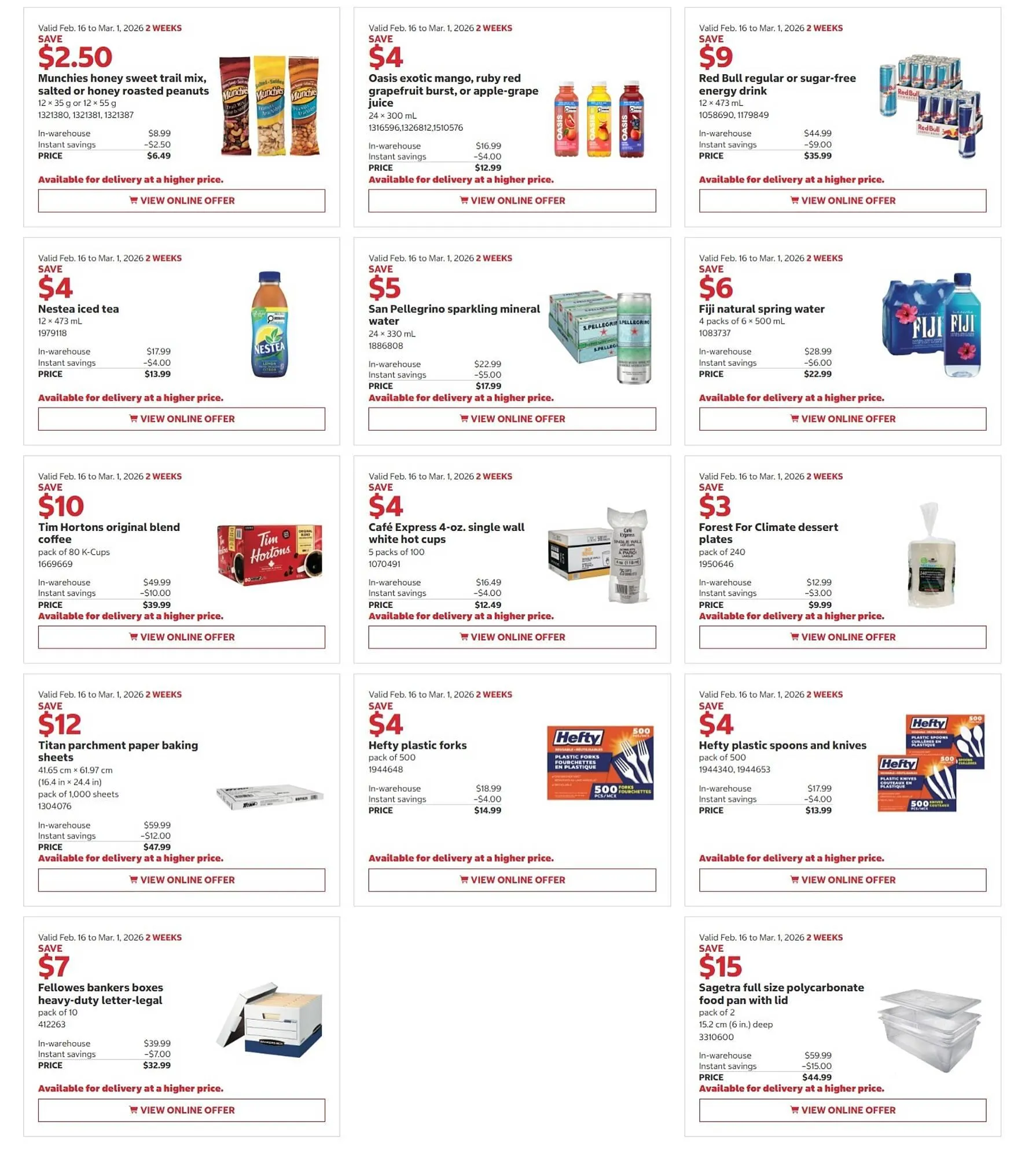 Costco flyer from February 16 to March 1 2026 - flyer page 2