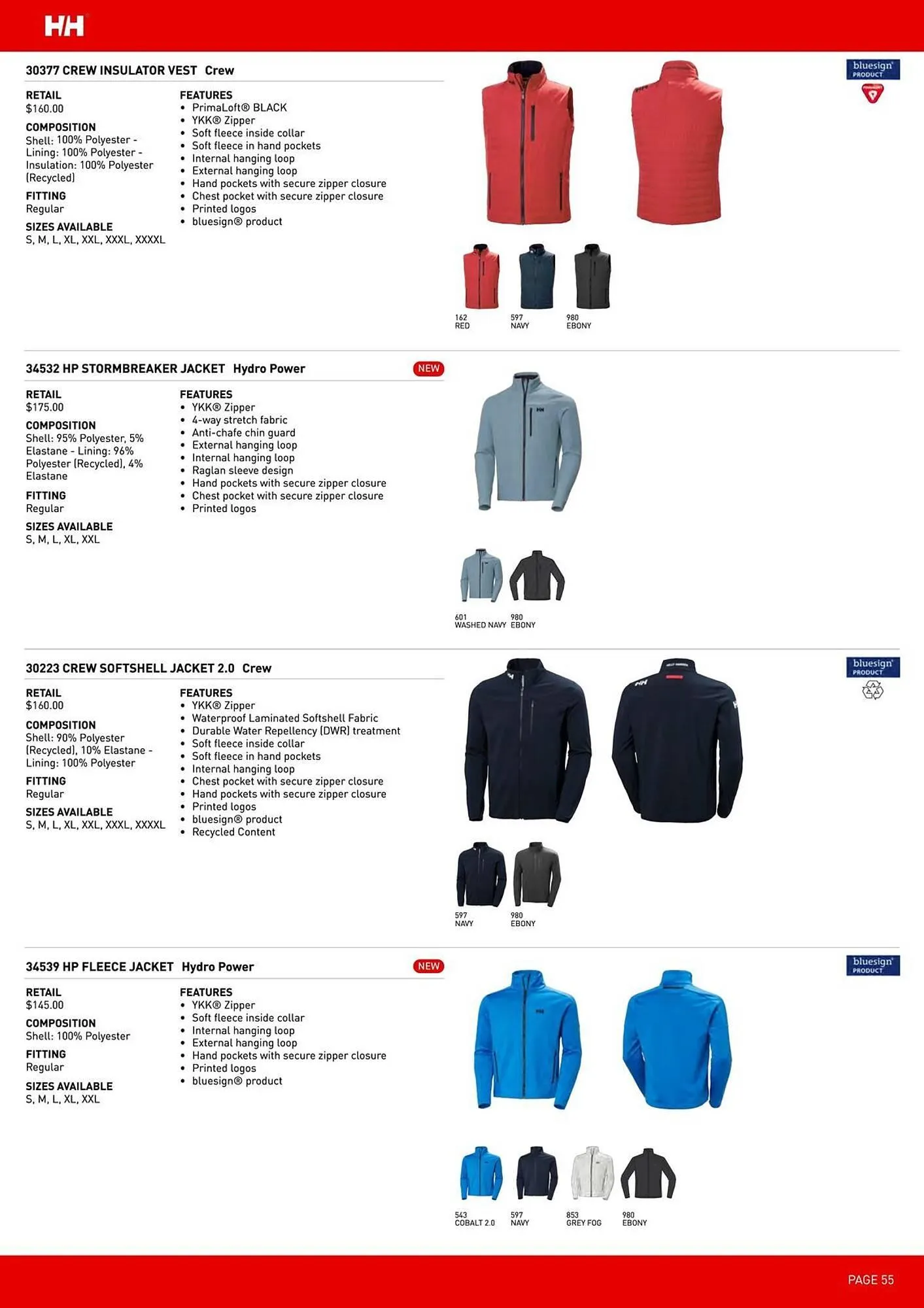Helly Hansen flyer from March 12 to May 31 2026 - flyer page 55