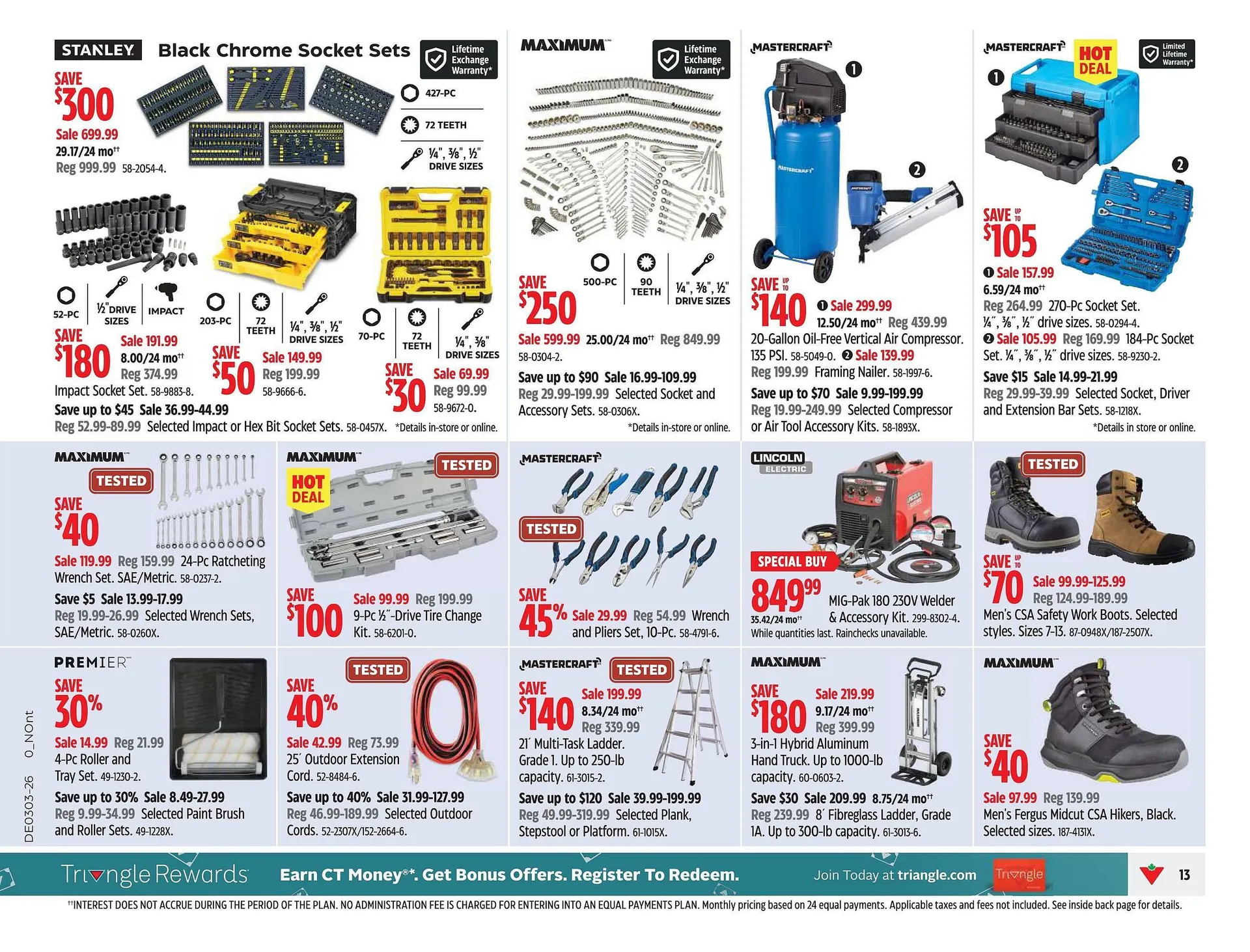Canadian Tire flyer from January 16 to January 22 2026 - flyer page 13
