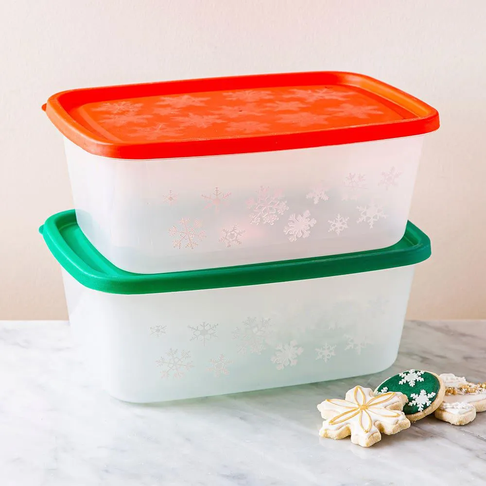 Santa's Secrets Xmas Baking 'Rectangle' Storage Container (Asstd.)