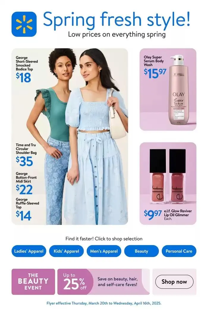 Our best bargains from March 20 to April 16 2025 - flyer page 1