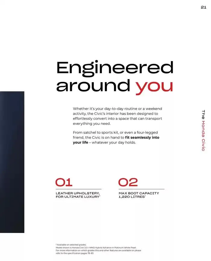 Honda Civic from February 28 to February 28 2026 - flyer page 21