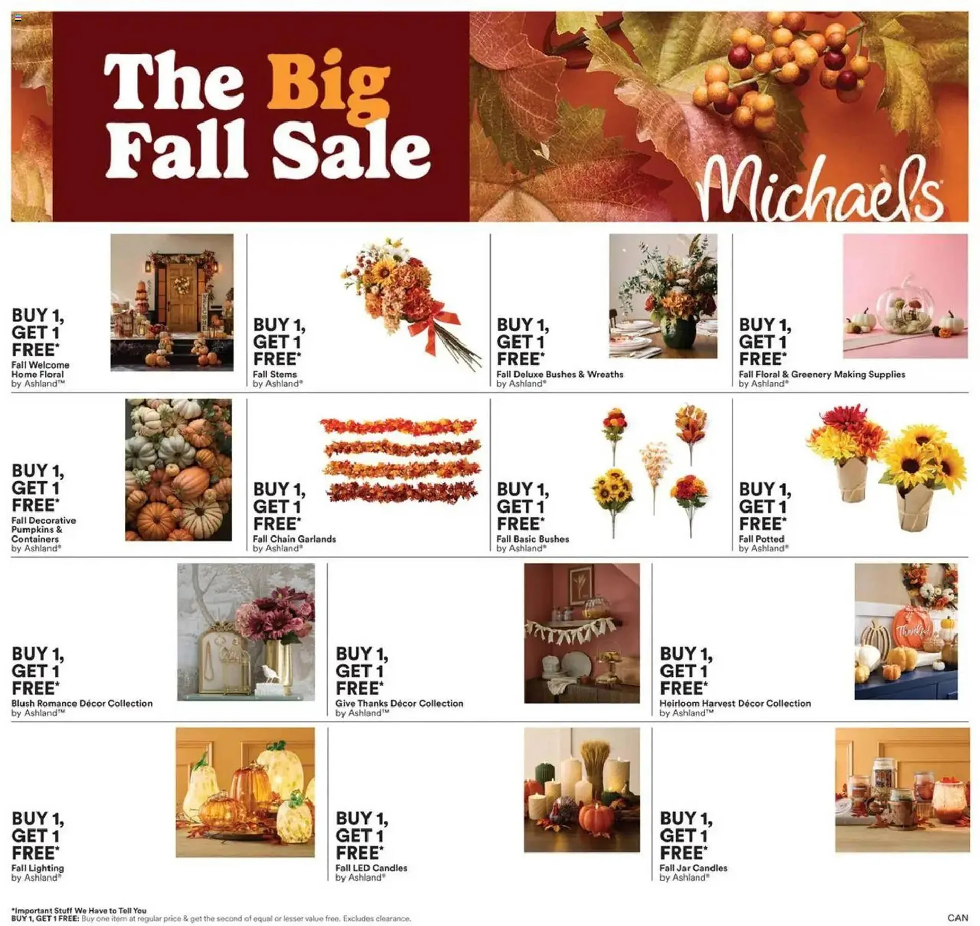 Michaels flyer from August 29 to September 5 2025 - flyer page 1
