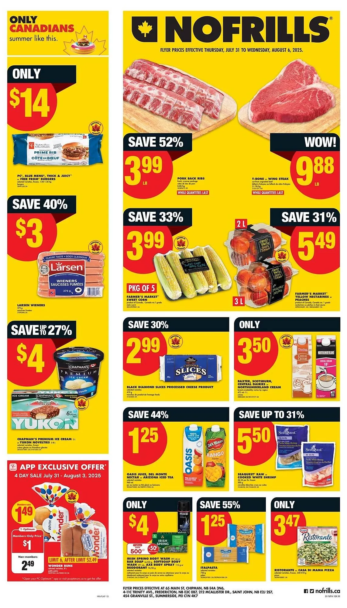 No Frills flyer from July 31 to August 20 2025 - flyer page 1