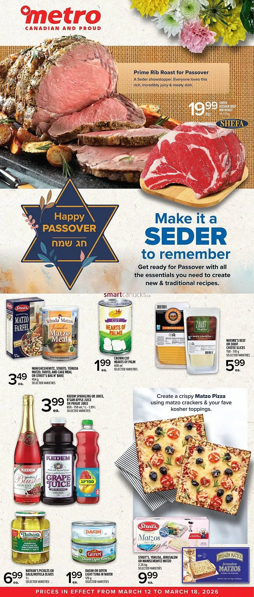 Metro flyer from March 12 to March 18 2026 - flyer page 1