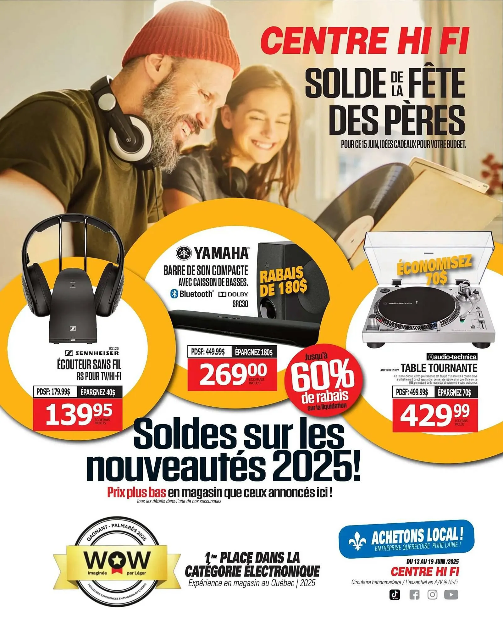 Centre Hi-Fi flyer from June 13 to June 19 2025 - flyer page 1