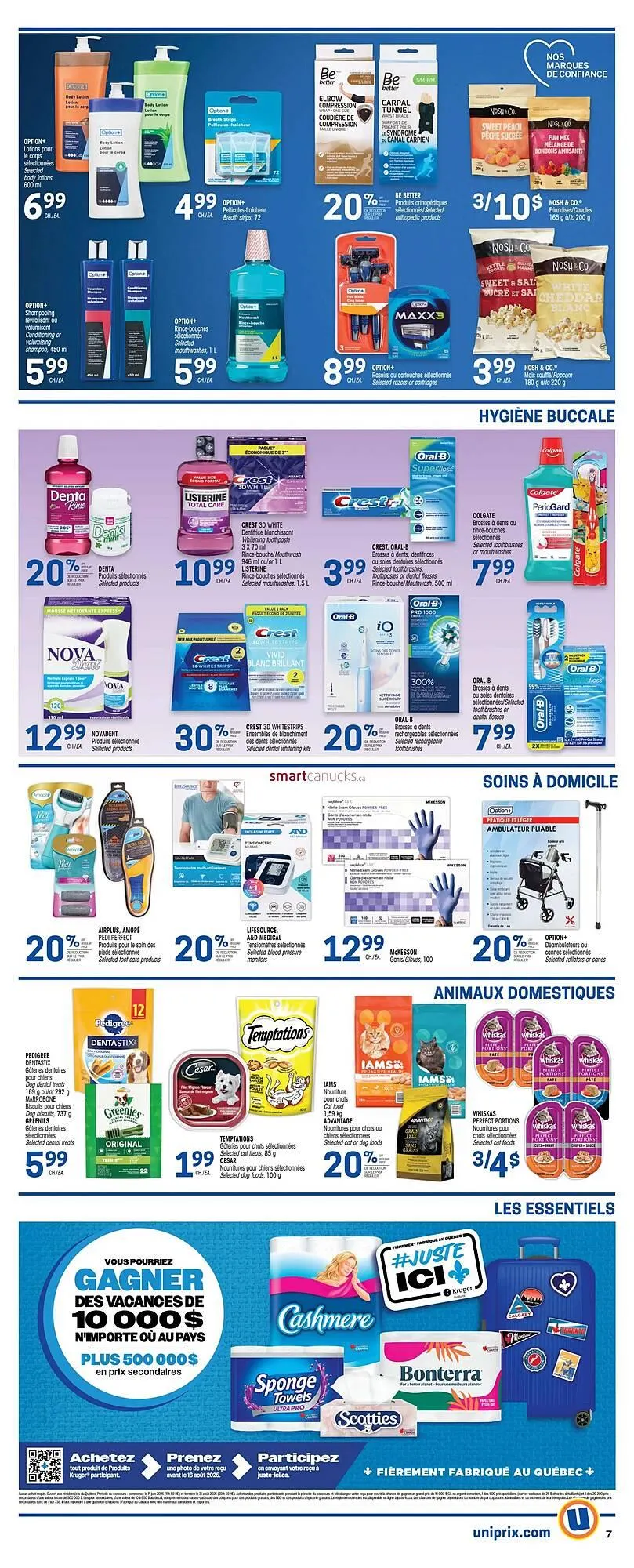 Uniprix flyer from July 31 to August 6 2025 - flyer page 7