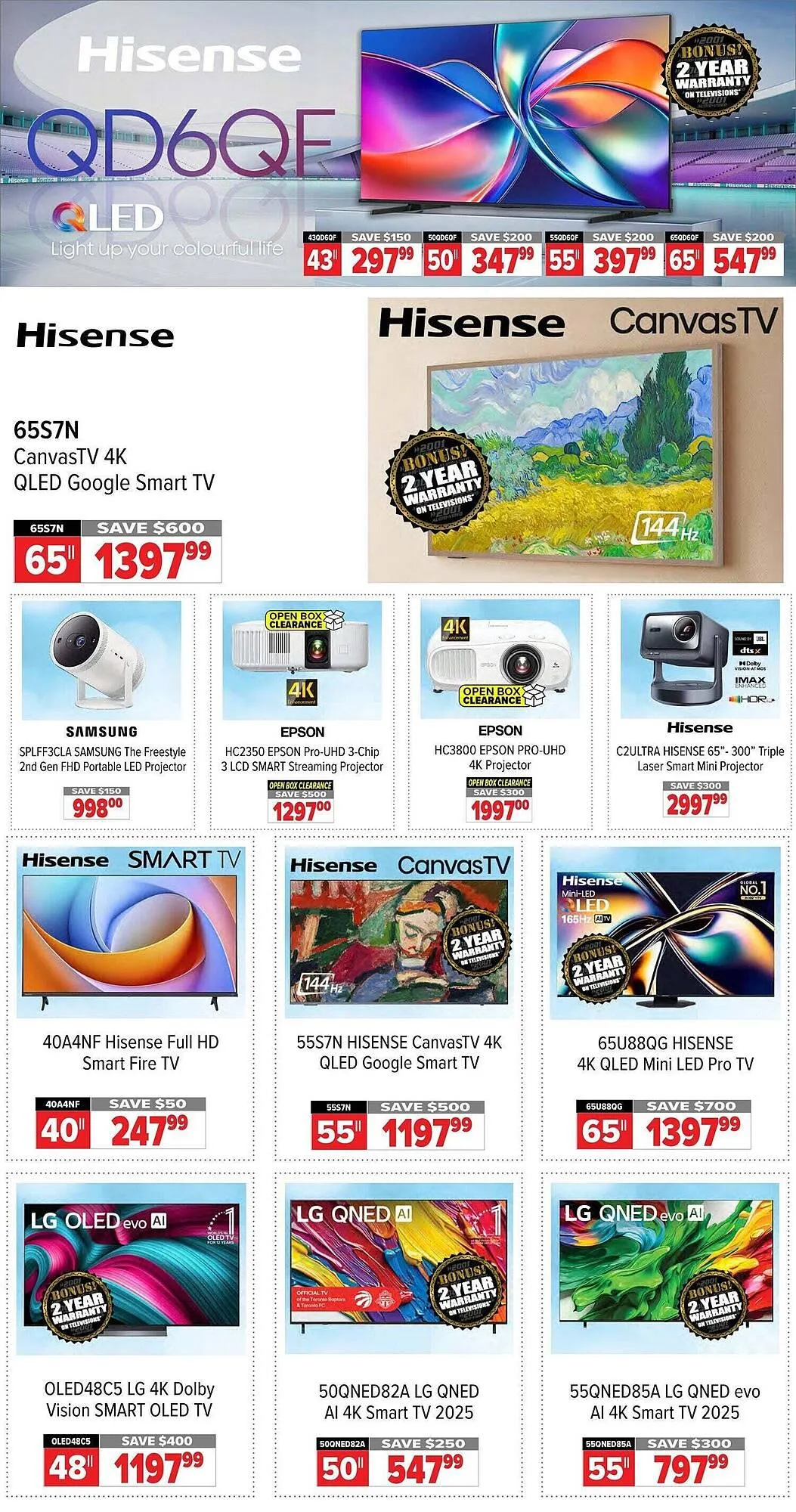 2001 Audio Video flyer from March 13 to March 19 2026 - flyer page 2