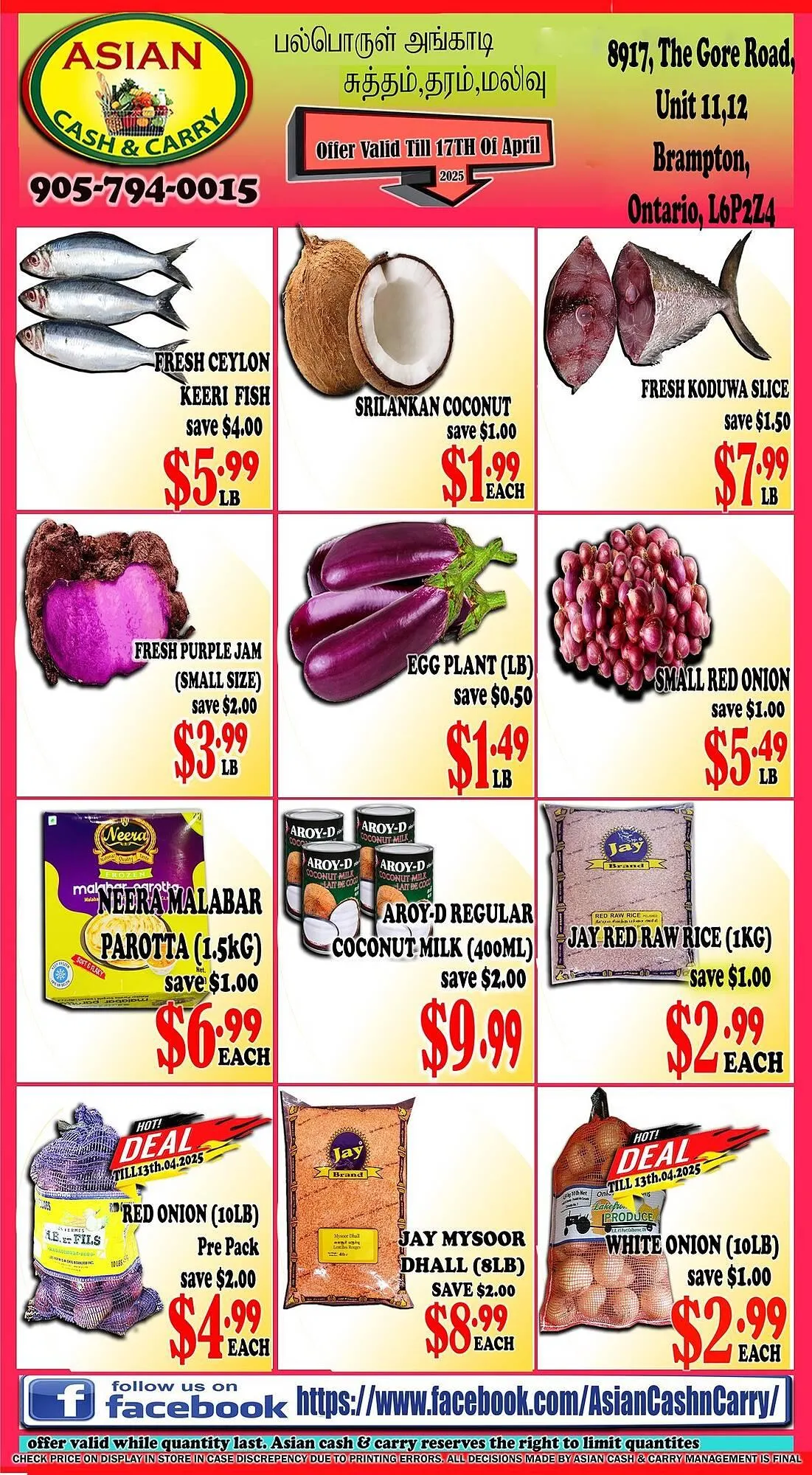 Asian Cash & Carry flyer - 1