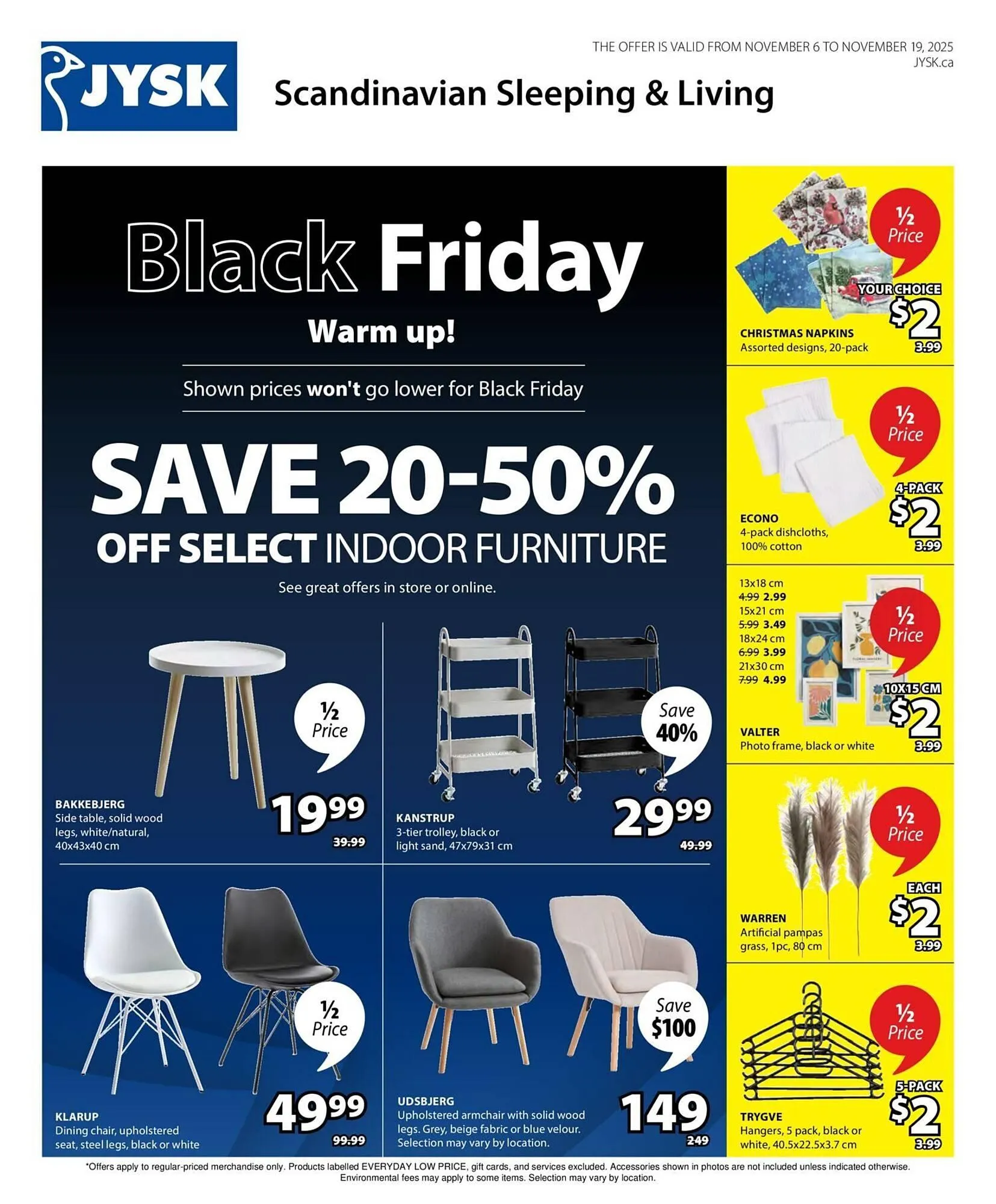 JYSK flyer from November 6 to November 27 2025 - flyer page 1