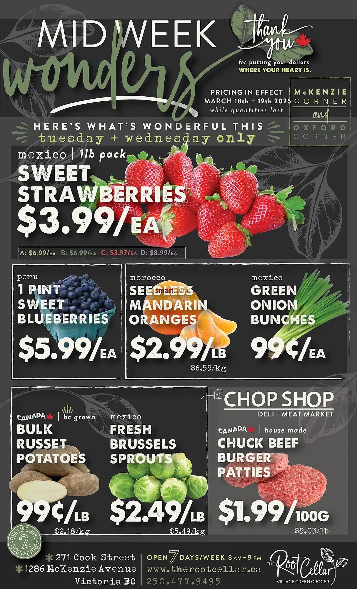 The Root Cellar flyer from March 20 to March 27 2025 - flyer page 1