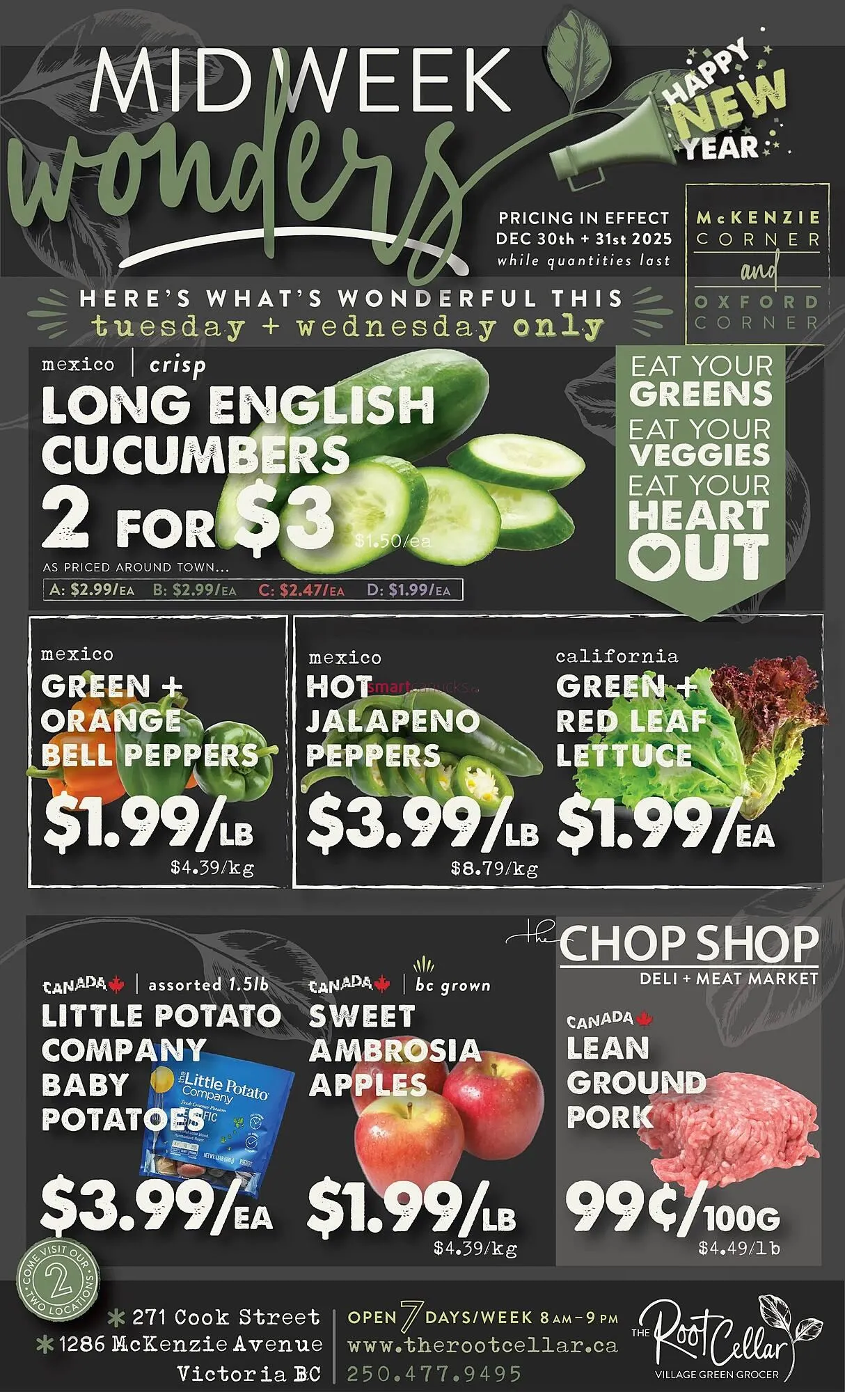 The Root Cellar flyer from December 30 to December 31 2025 - flyer page 1