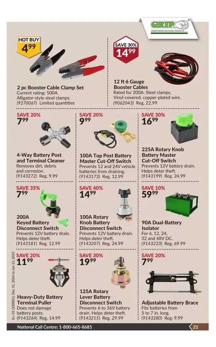 Current bargains and offers from December 31 to January 12 2025 - flyer page 25