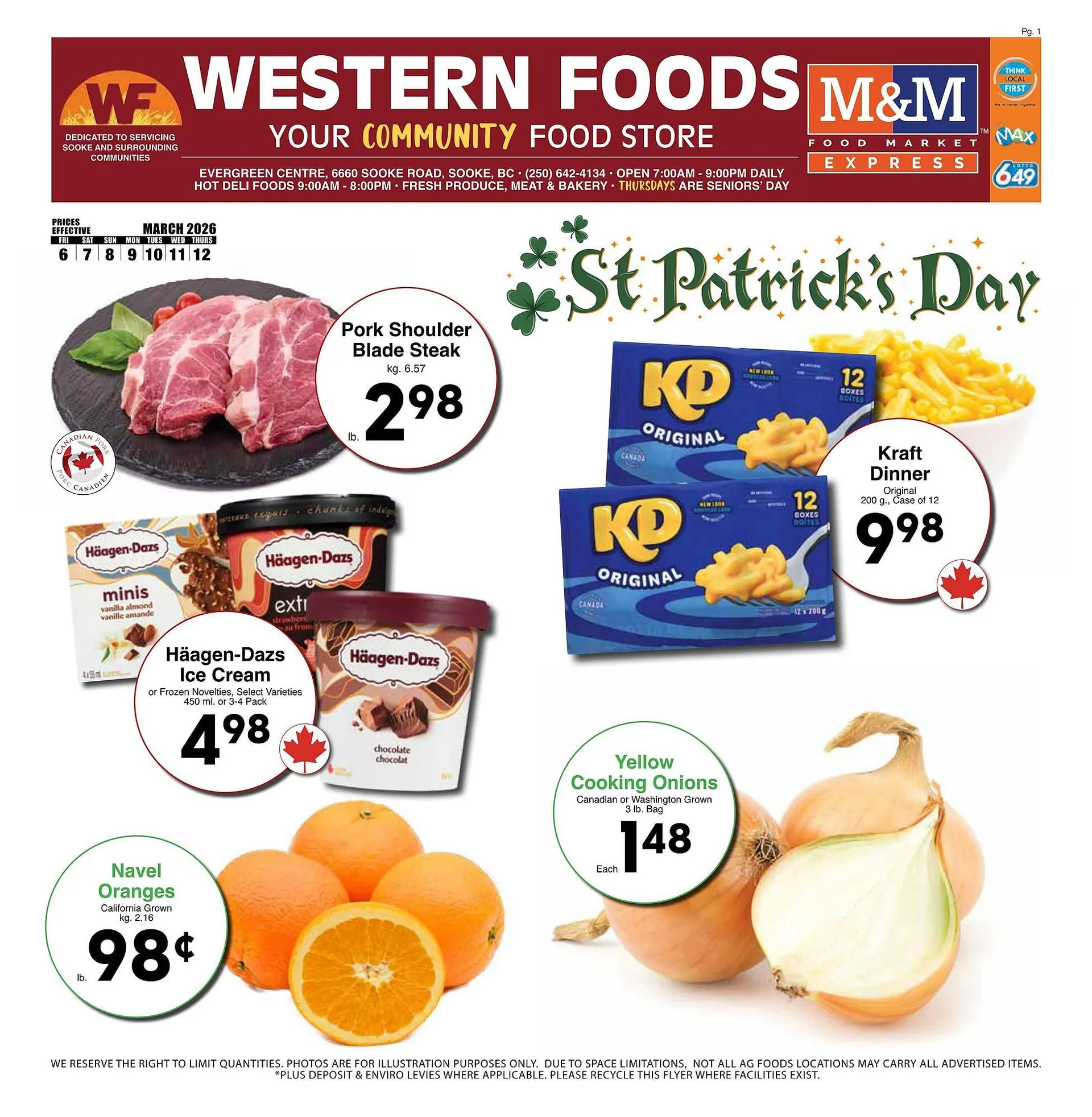 Western Foods flyer from March 6 to March 12 2026 - flyer page 1