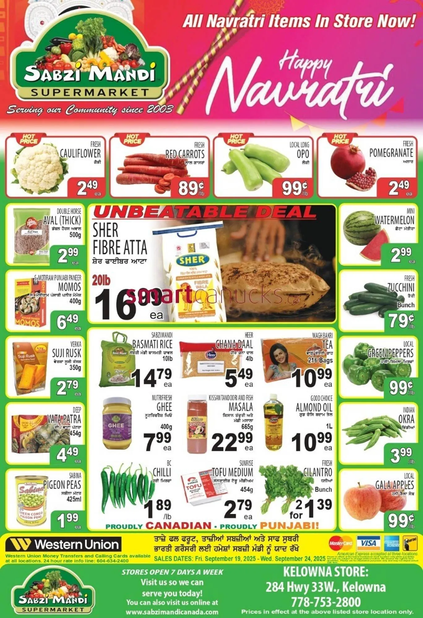 Sabzi Mandi Supermarket flyer from September 26 to October 30 2025 - flyer page 1