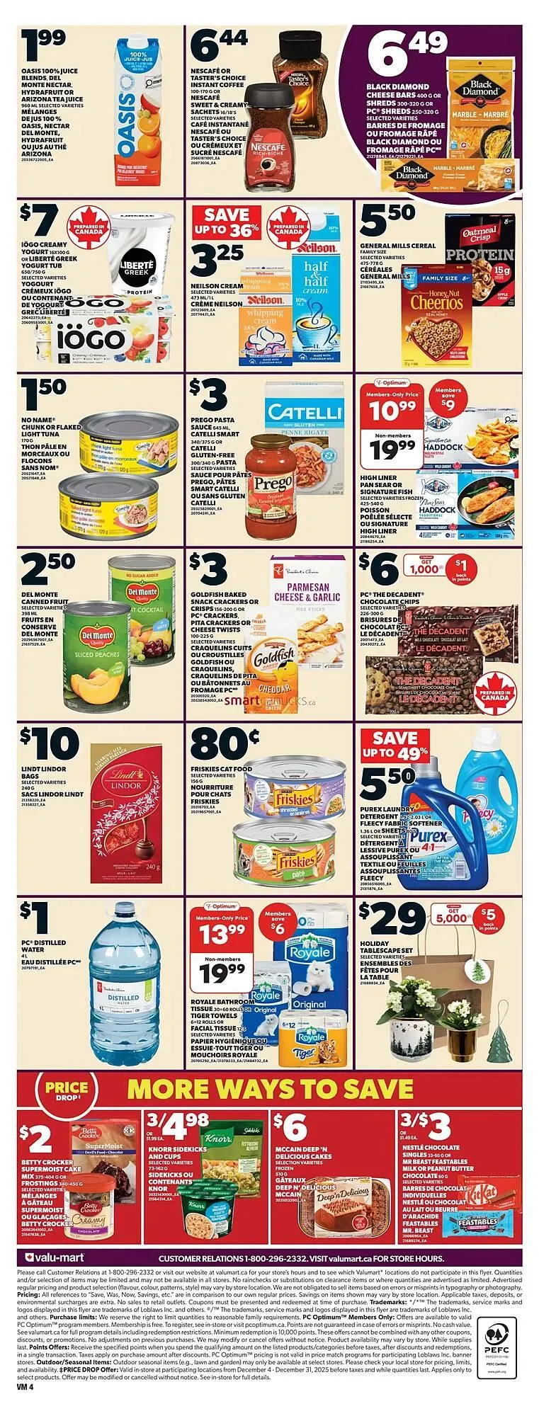 Valu-mart flyer from December 4 to December 10 2025 - flyer page 2