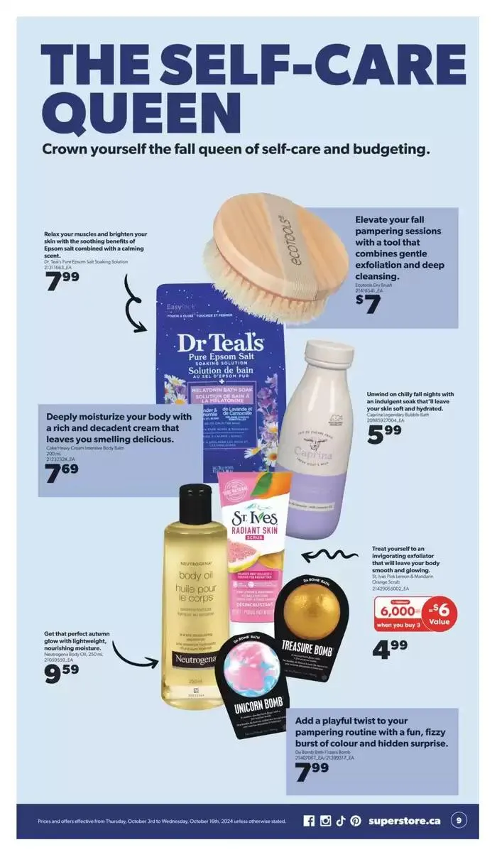 Offers for bargain hunters from October 4 to October 16 2024 - flyer page 9