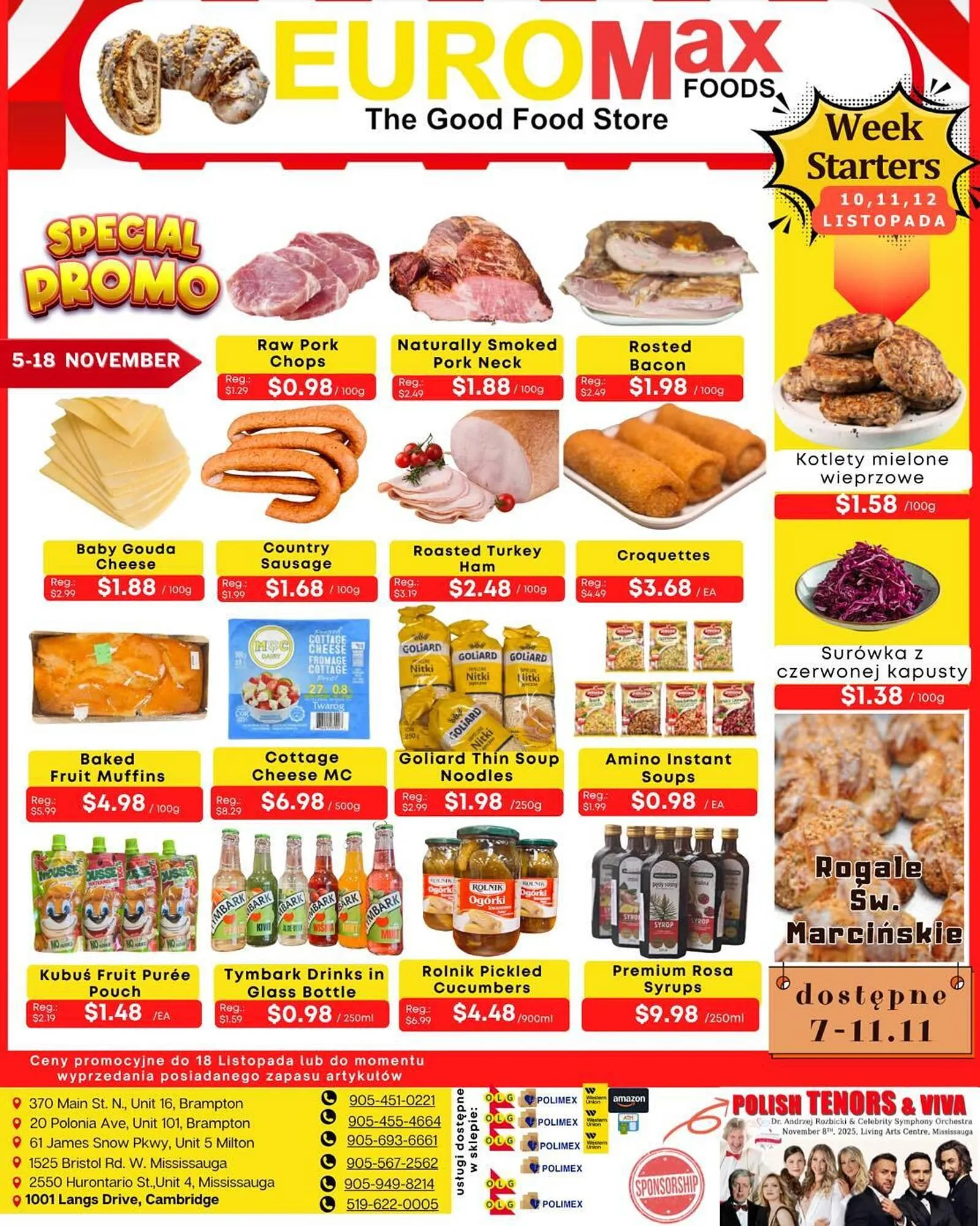 EuroMax Foods flyer from November 6 to November 12 2025 - flyer page 1