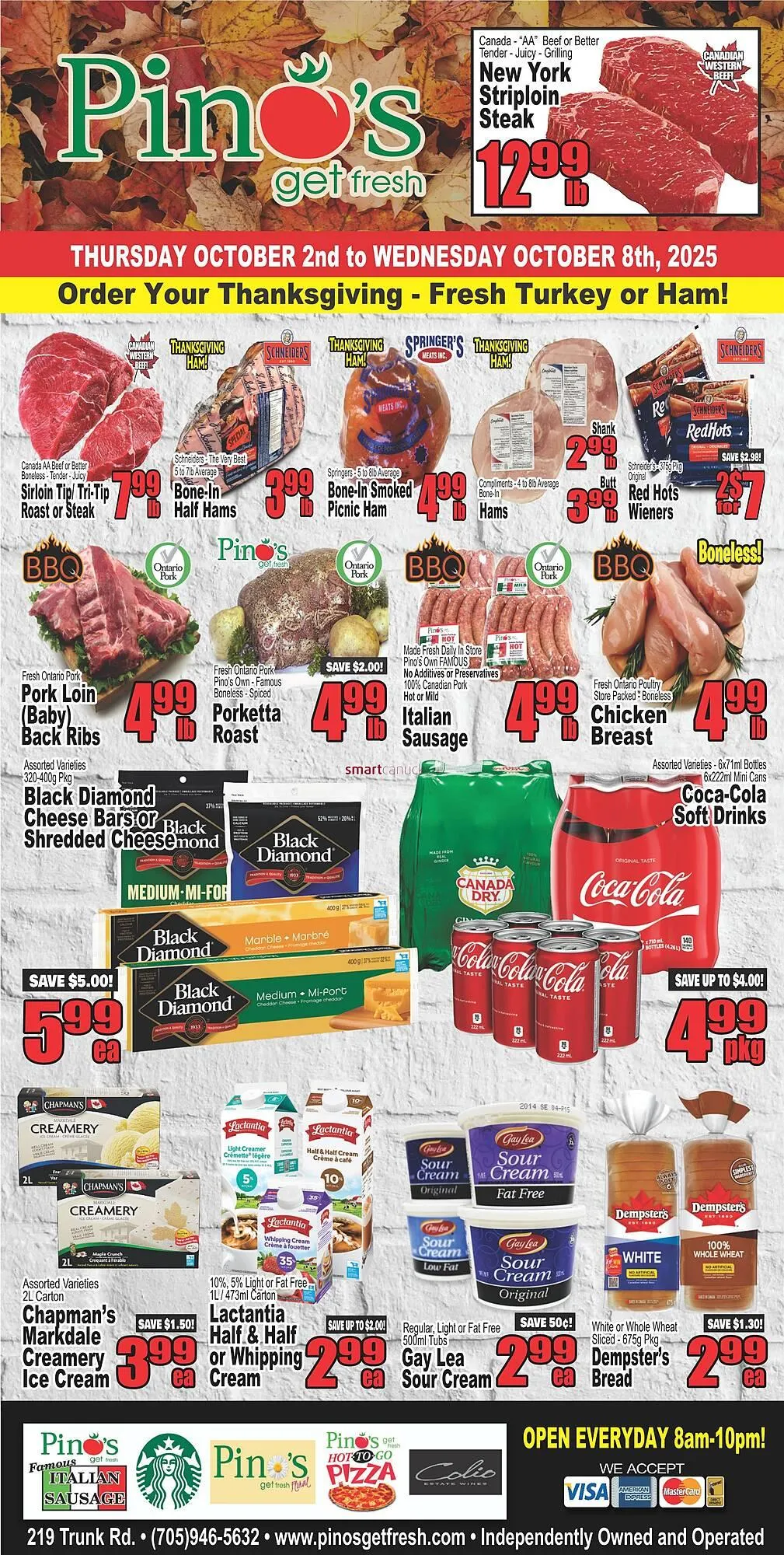 Pino's flyer from October 2 to October 8 2025 - flyer page 1