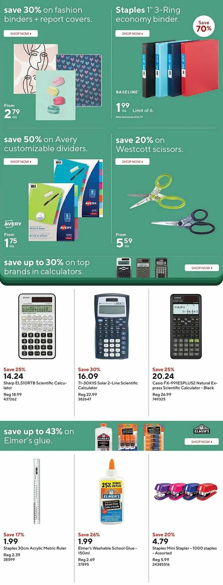 Staples flyer from August 22 to August 29 2024 - flyer page 6