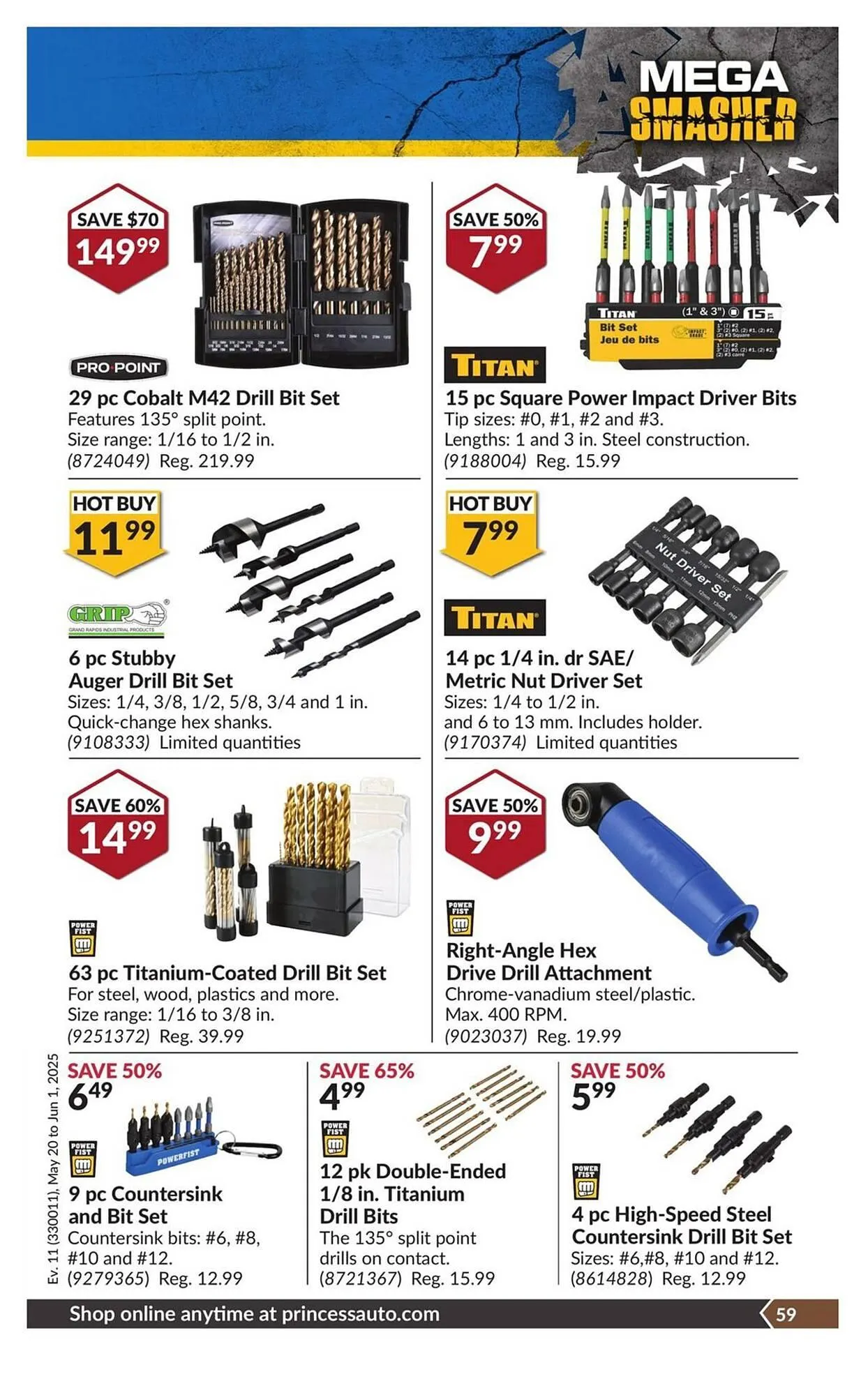 Princess Auto flyer from May 20 to June 1 2025 - flyer page 66