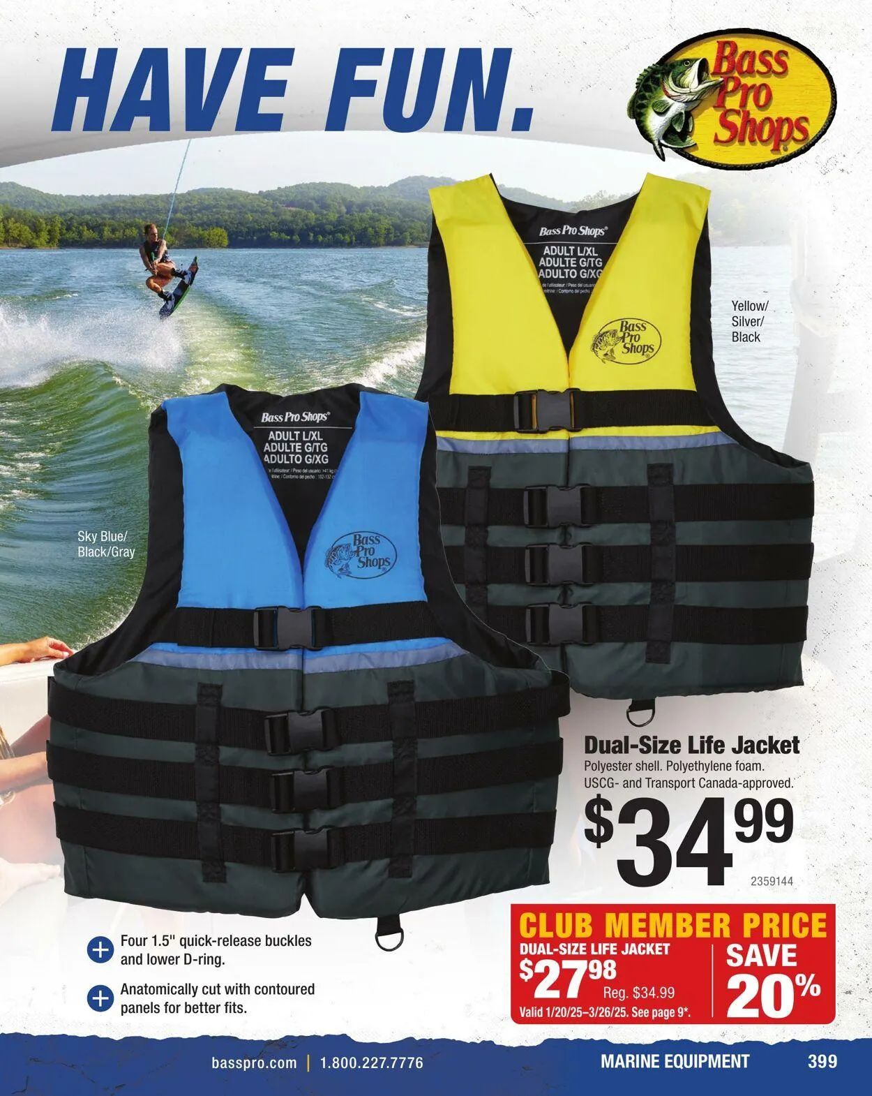Bass Pro Current flyer from April 7 to April 21 2025 - flyer page 399