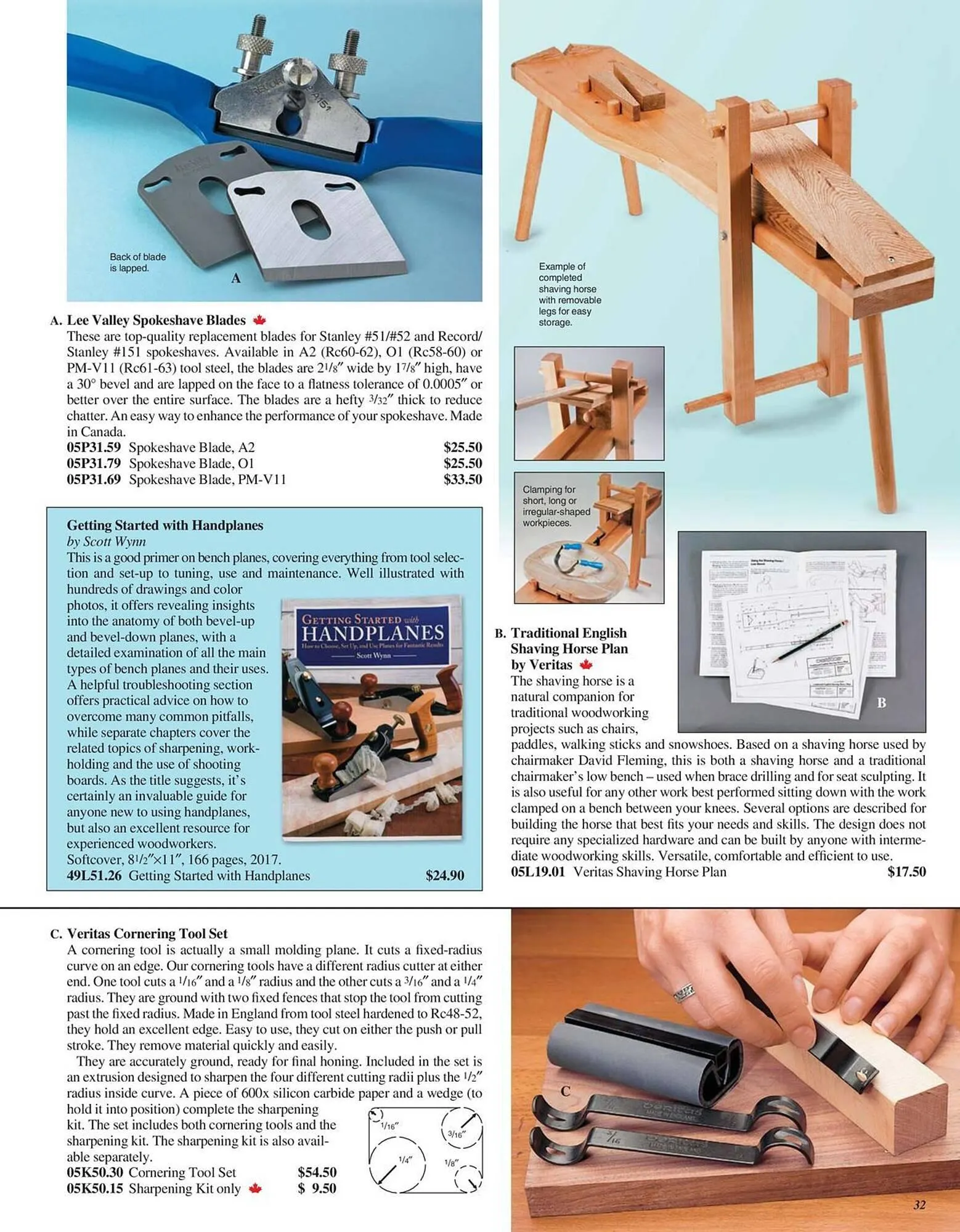 Lee Valley Tools flyer from July 8 to December 31 2025 - flyer page 33