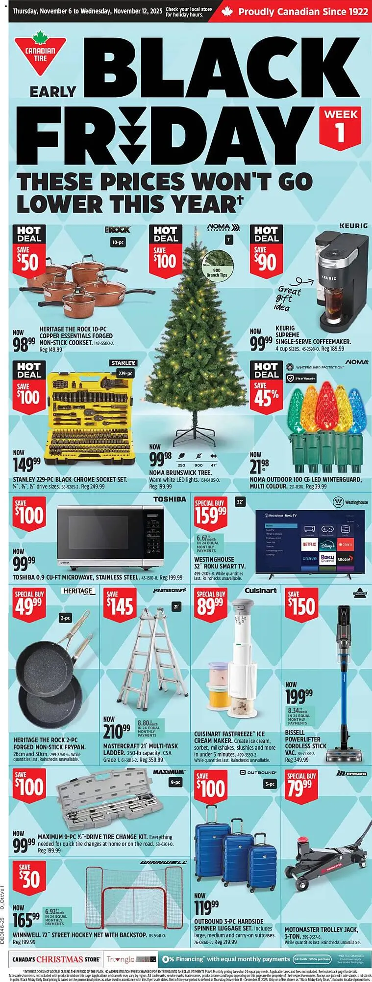 Canadian Tire flyer from November 6 to November 12 2025 - flyer page 1