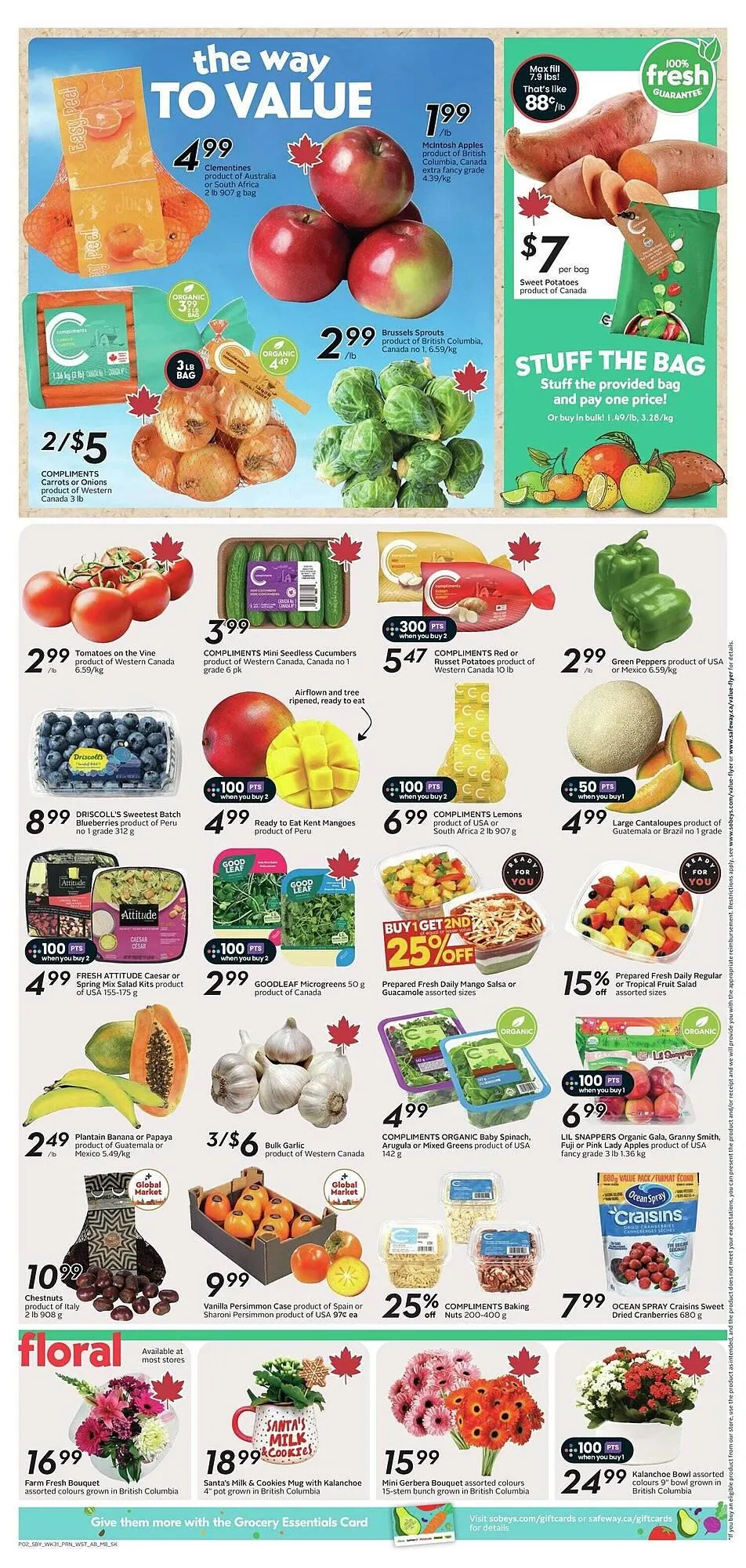 Safeway flyer from November 27 to December 18 2025 - flyer page 5