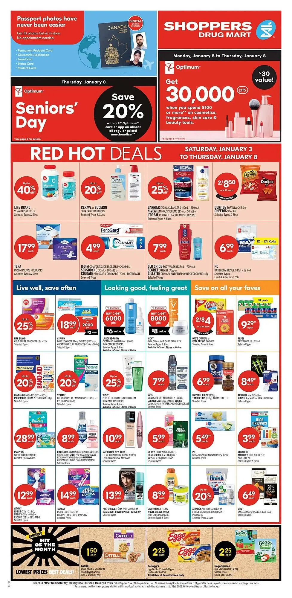 Shoppers Drug Mart flyer from January 3 to January 8 2026 - flyer page 5